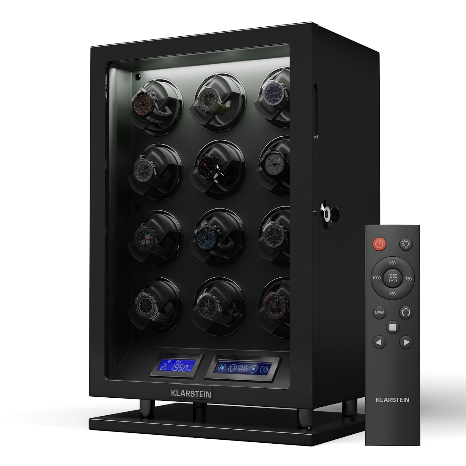 Verdon 12, navijalnik za ure, za 12 ur, 3 načini, 5 hitrosti, LED, daljinski upravljalnik 12 ur