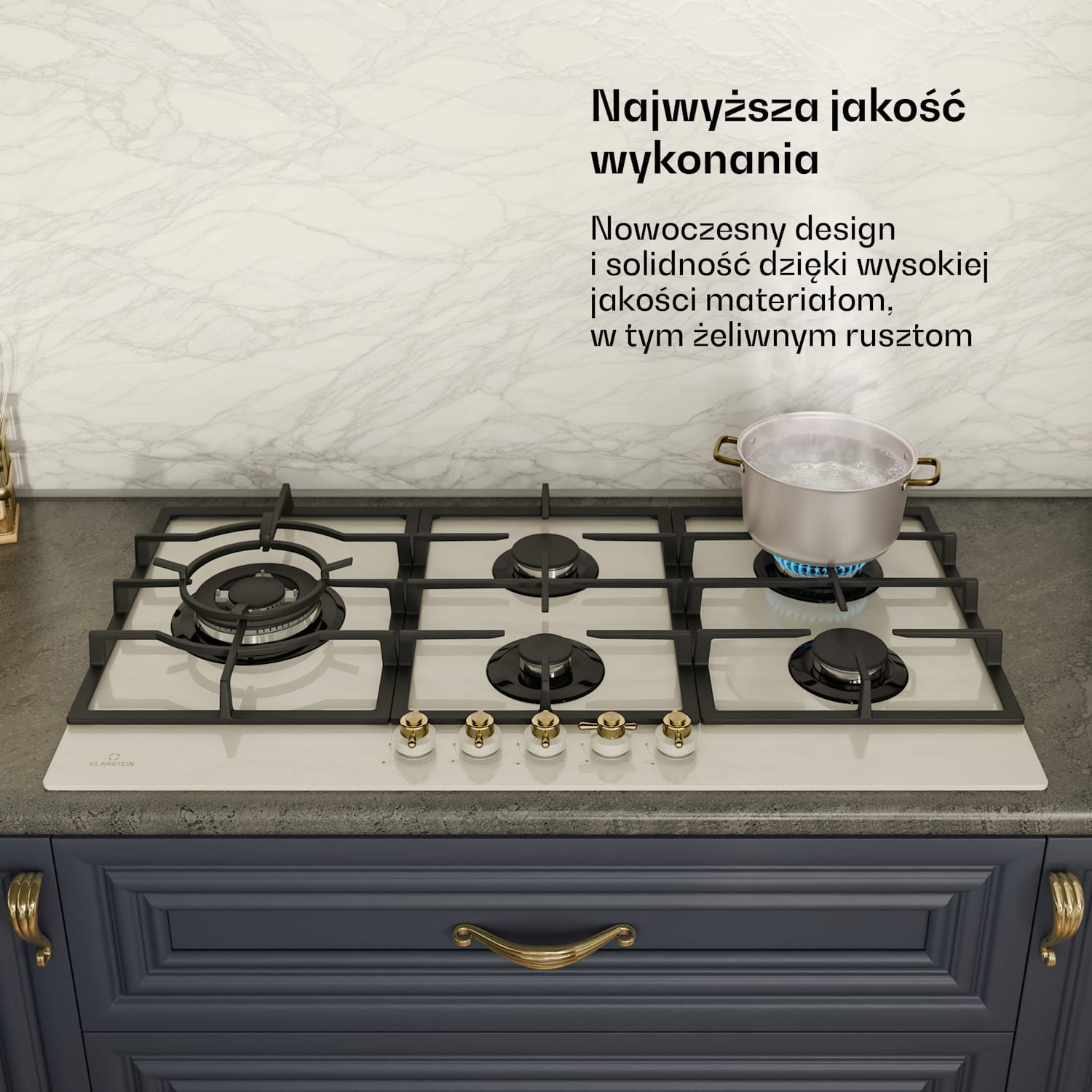 Victoria Chef Edition 5-strefowa płyta gazowa 