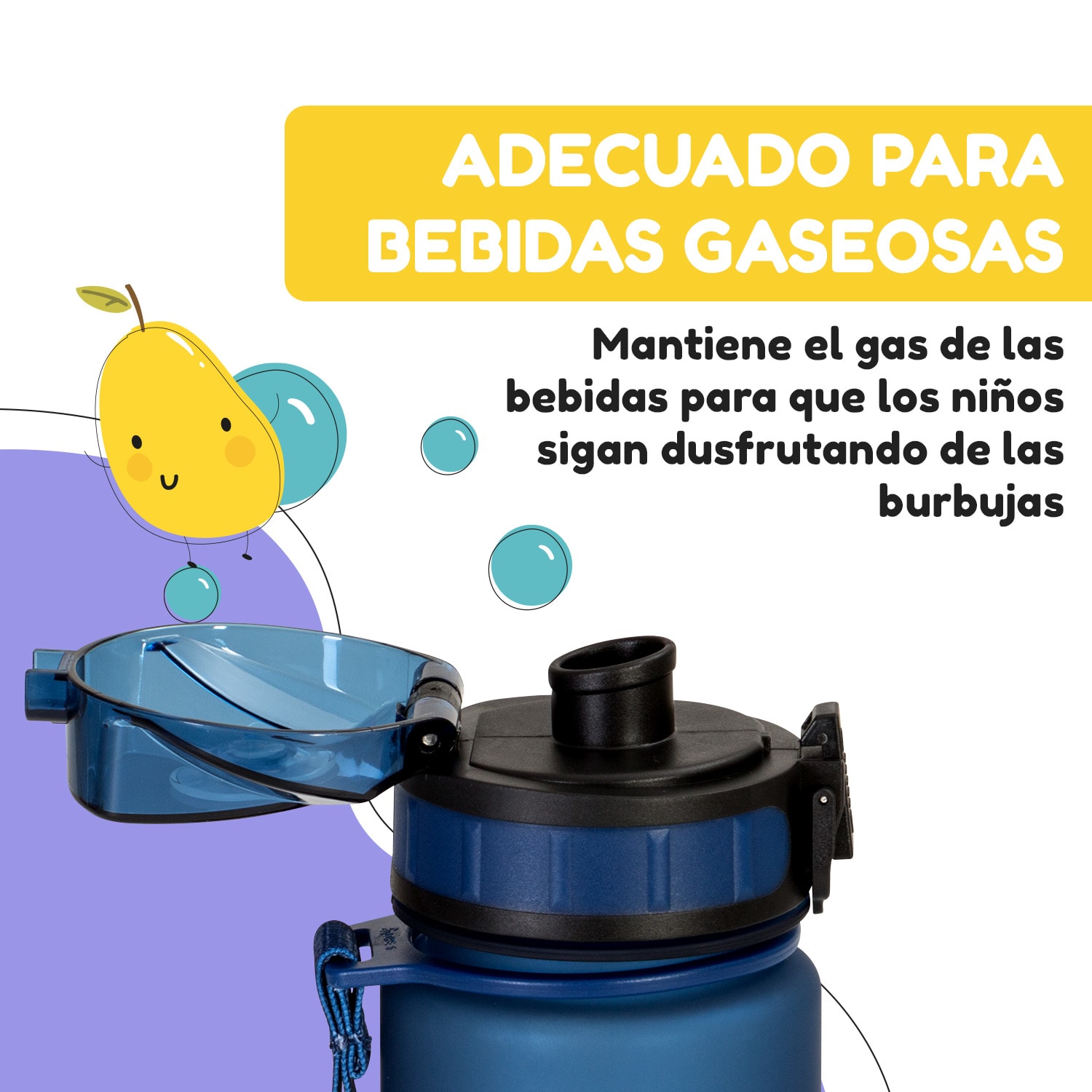 Botella Wakaba 400 ml Tritan sin BPA