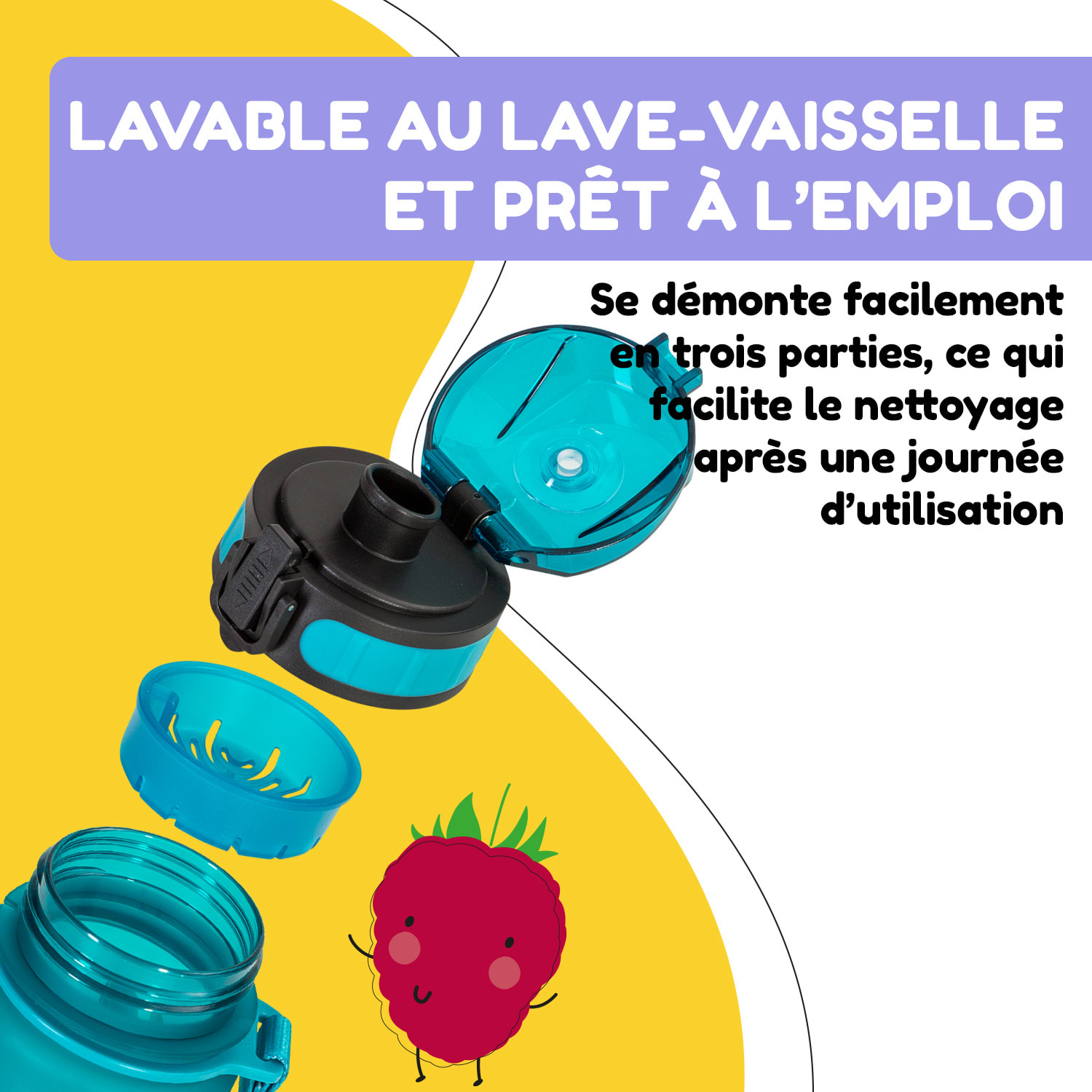 Tiyo 3-in-1 afvalbak 60 L | 30 L + 17 L + 13 L | afvalscheiding | soft-close | roestvrijstalen behuizing 