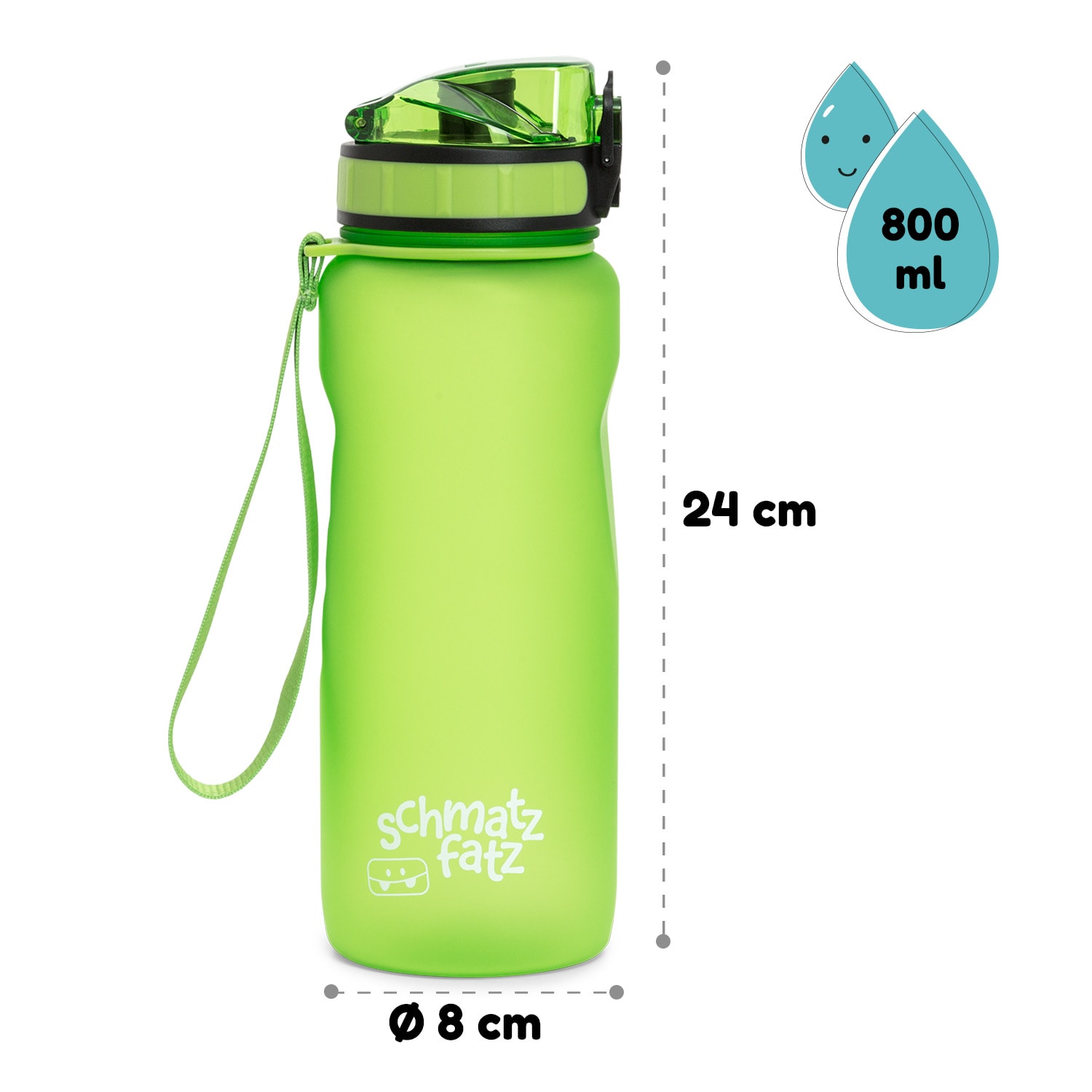 Botella Wakaba 800 ml Tritan sin BPA