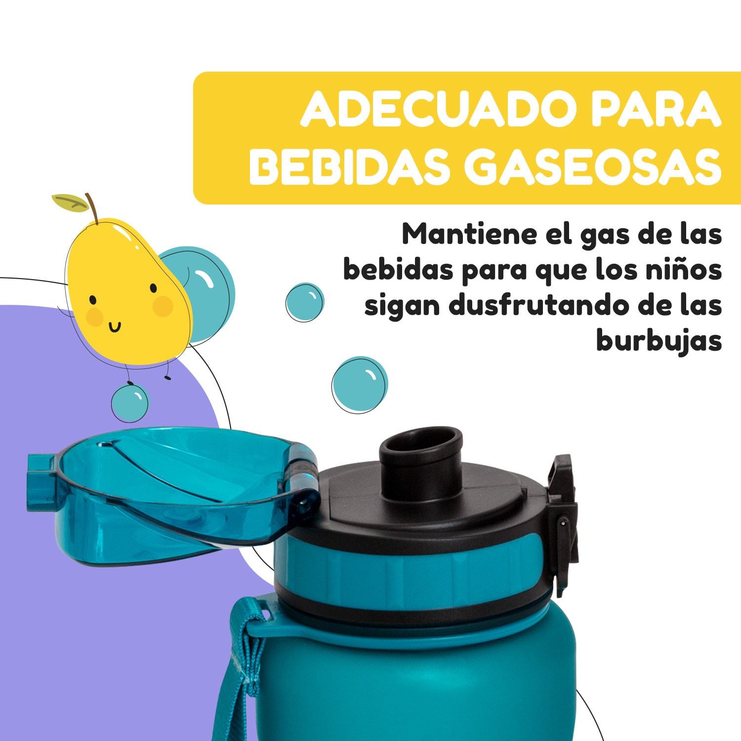 Botella Wakaba 800 ml Tritan sin BPA