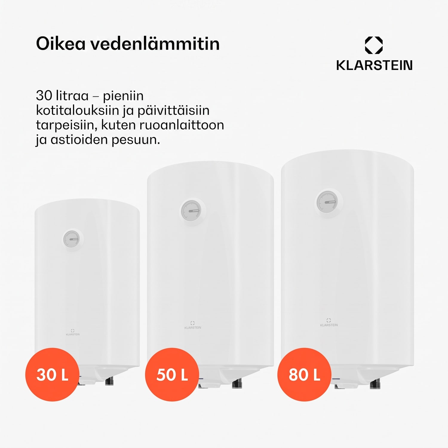 ENDURAHEAT MAX 30 -lämminvesivaraaja 30 litraa 30L