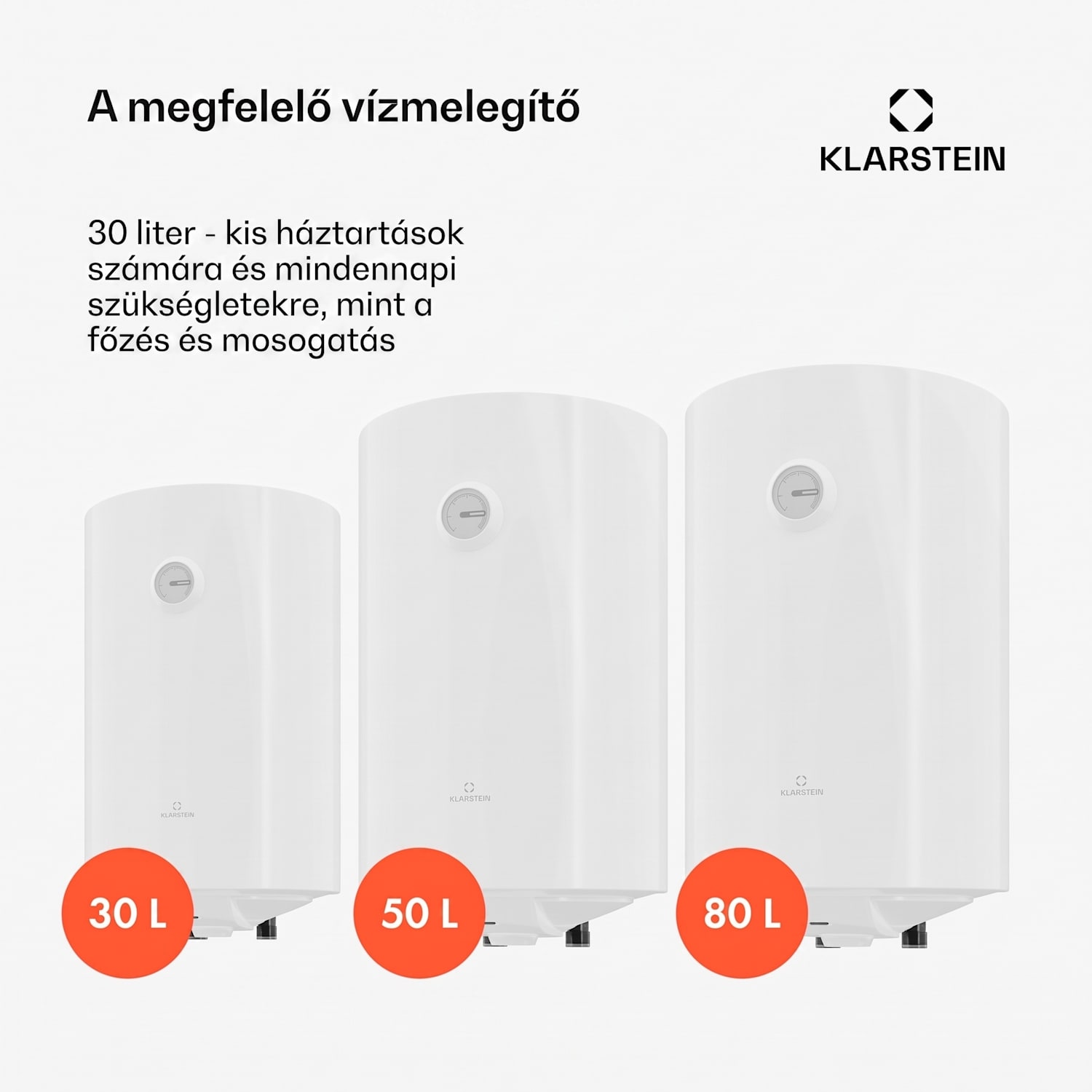 ENDURAHEAT MAX 30, meleg víz tartály, 30 liter 30 liter