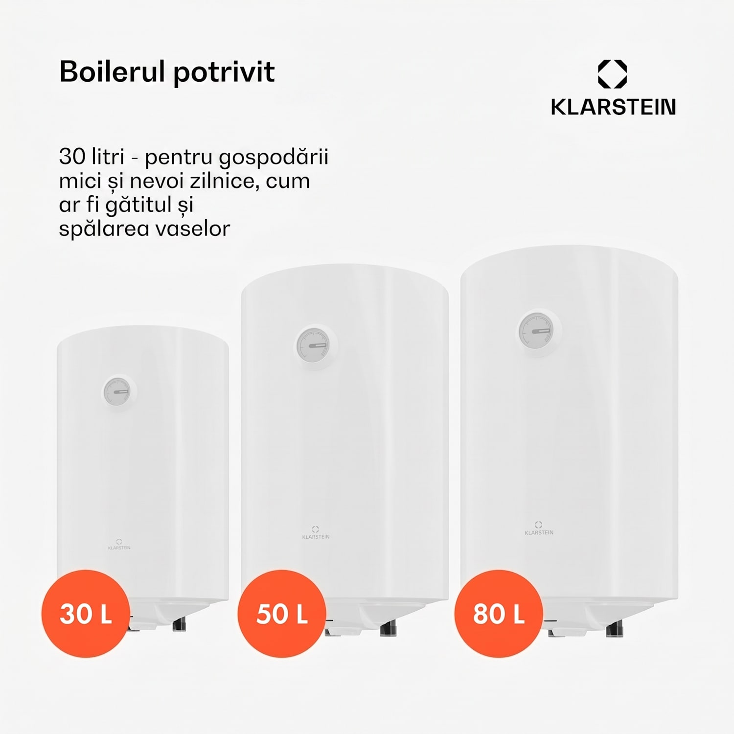 ENDURAHEAT MAX 30, rezervor de apă caldă, 30 litri 30 L