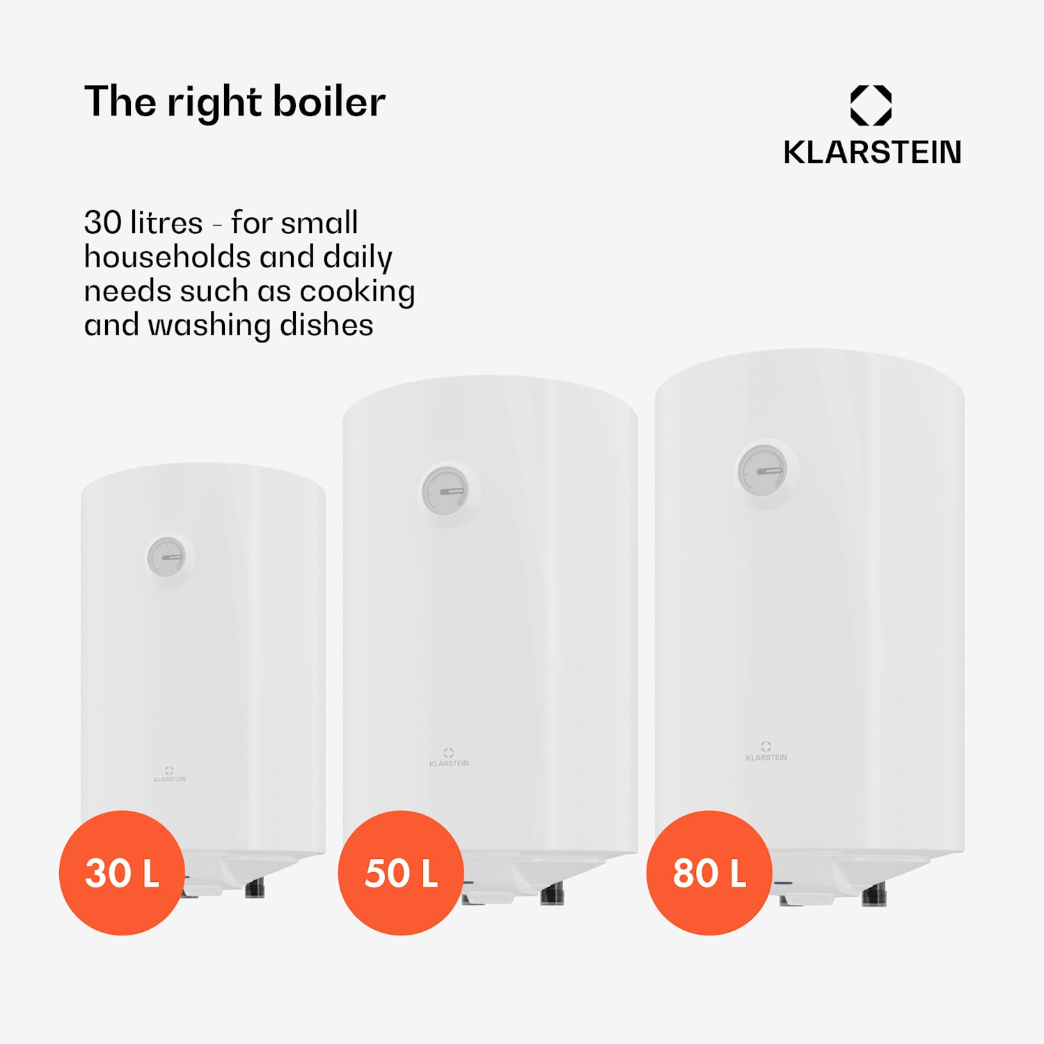 ENDURAHEAT MAX 30, meleg víz tartály, 30 liter 30 liter