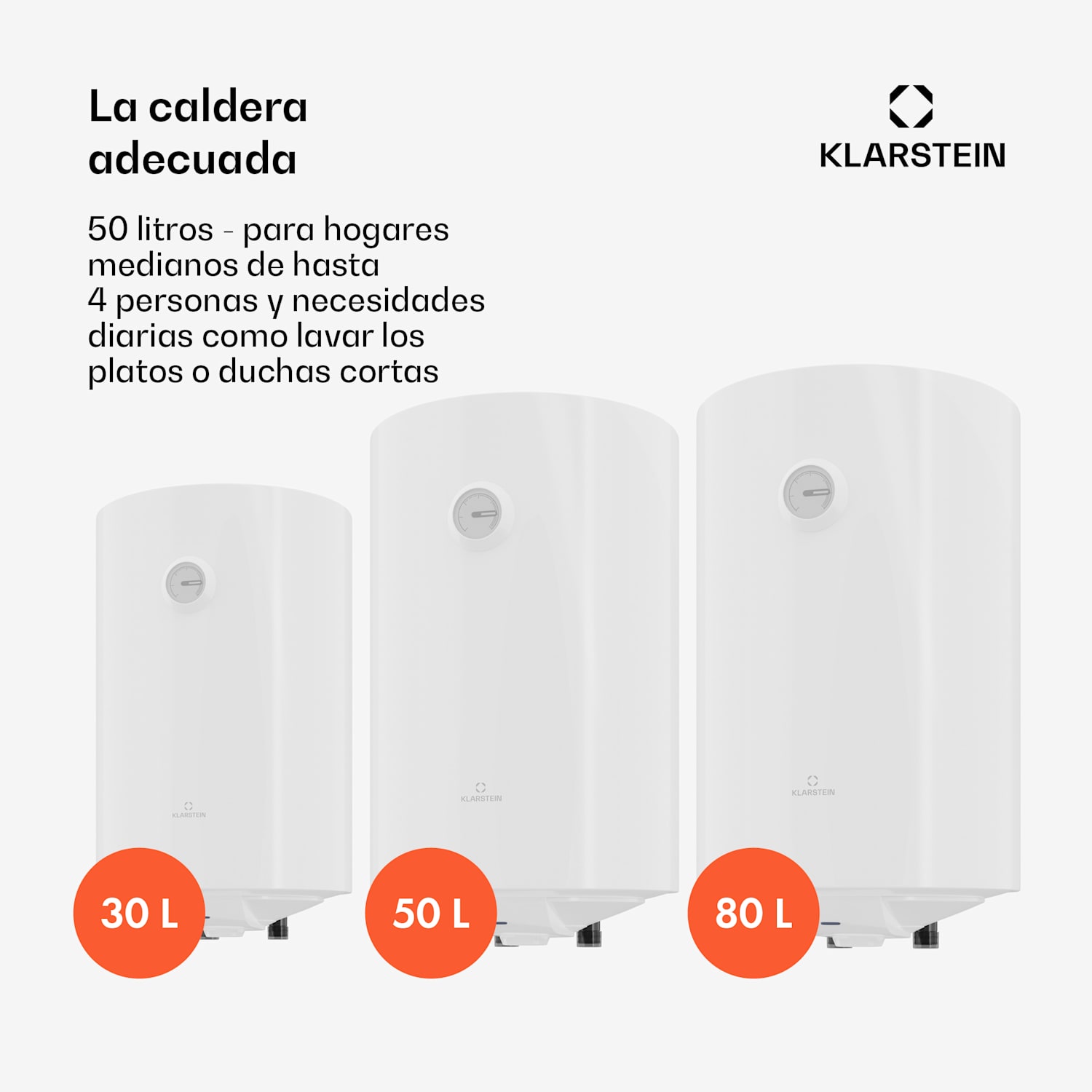 Acumulador 50 litros ENDURAHEAT MAX 50 50 litros