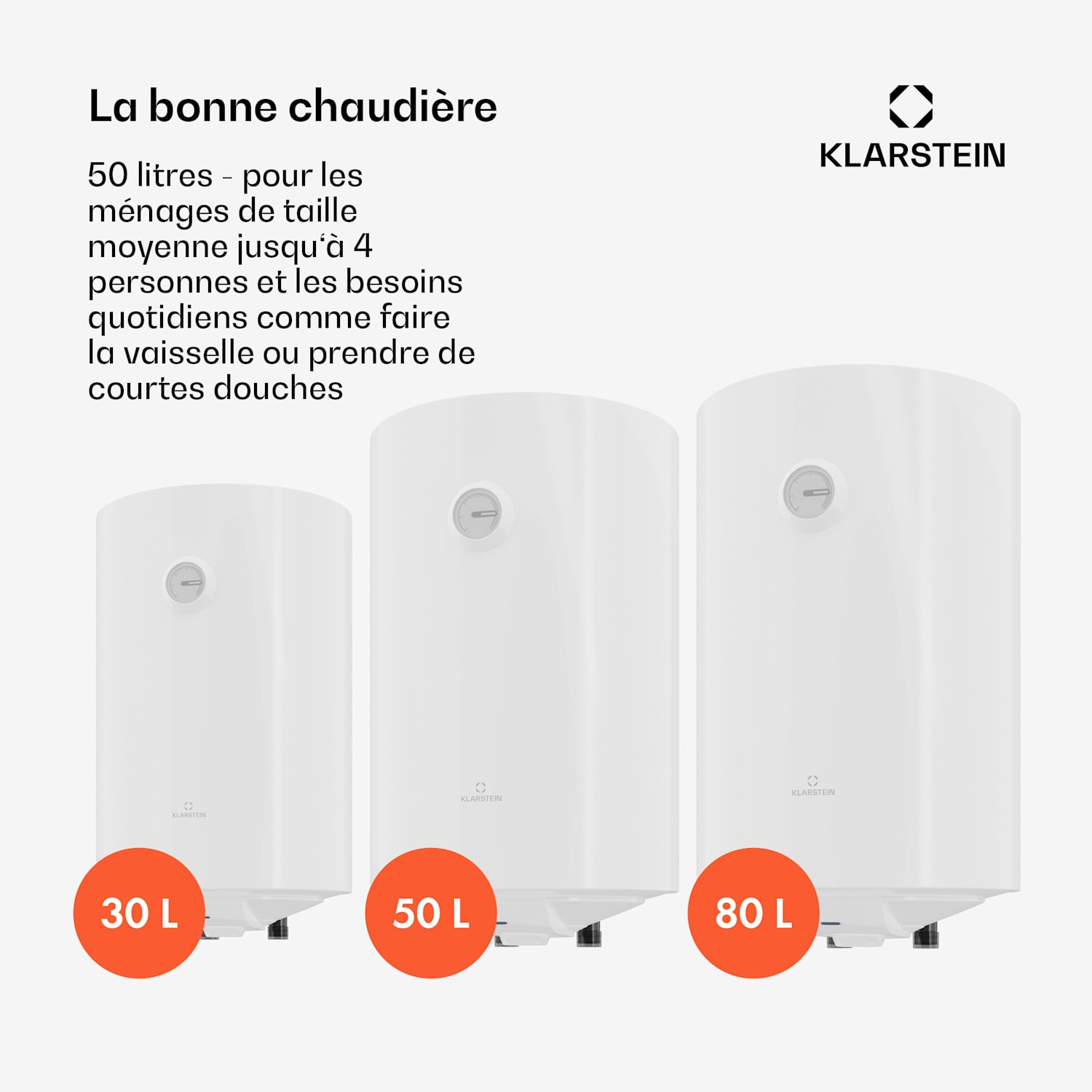 ENDURAHEAT MAX 50 Ballon d'eau chaude 50 litres 50 L
