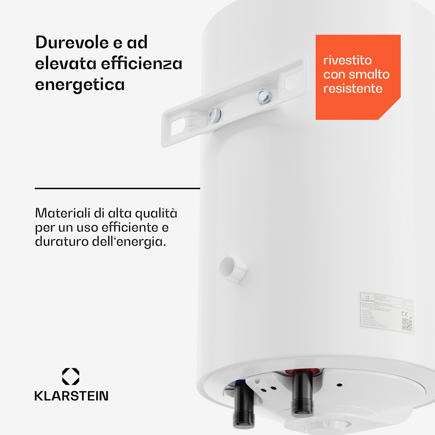 ENDURAHEAT MAX 50 - Scaldabagno ad accumulo, 50 litri 50 litri