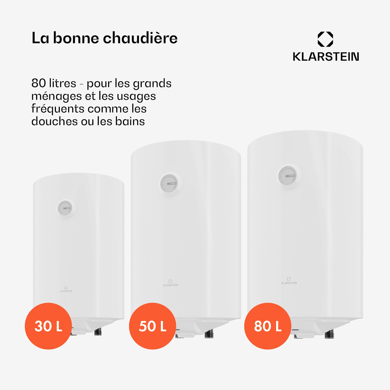 ENDURAHEAT MAX 80 Ballon d'eau chaude 80 litres 80 L