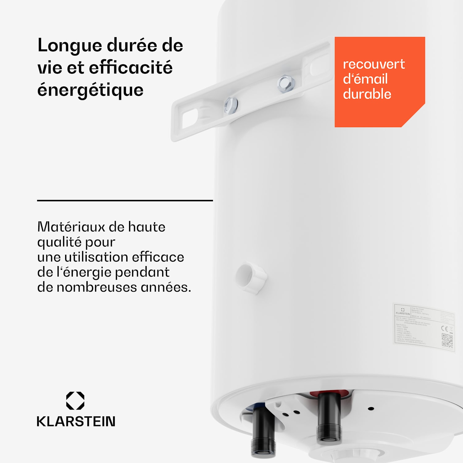 ENDURAHEAT MAX 80 Ballon d'eau chaude 80 litres 80 L