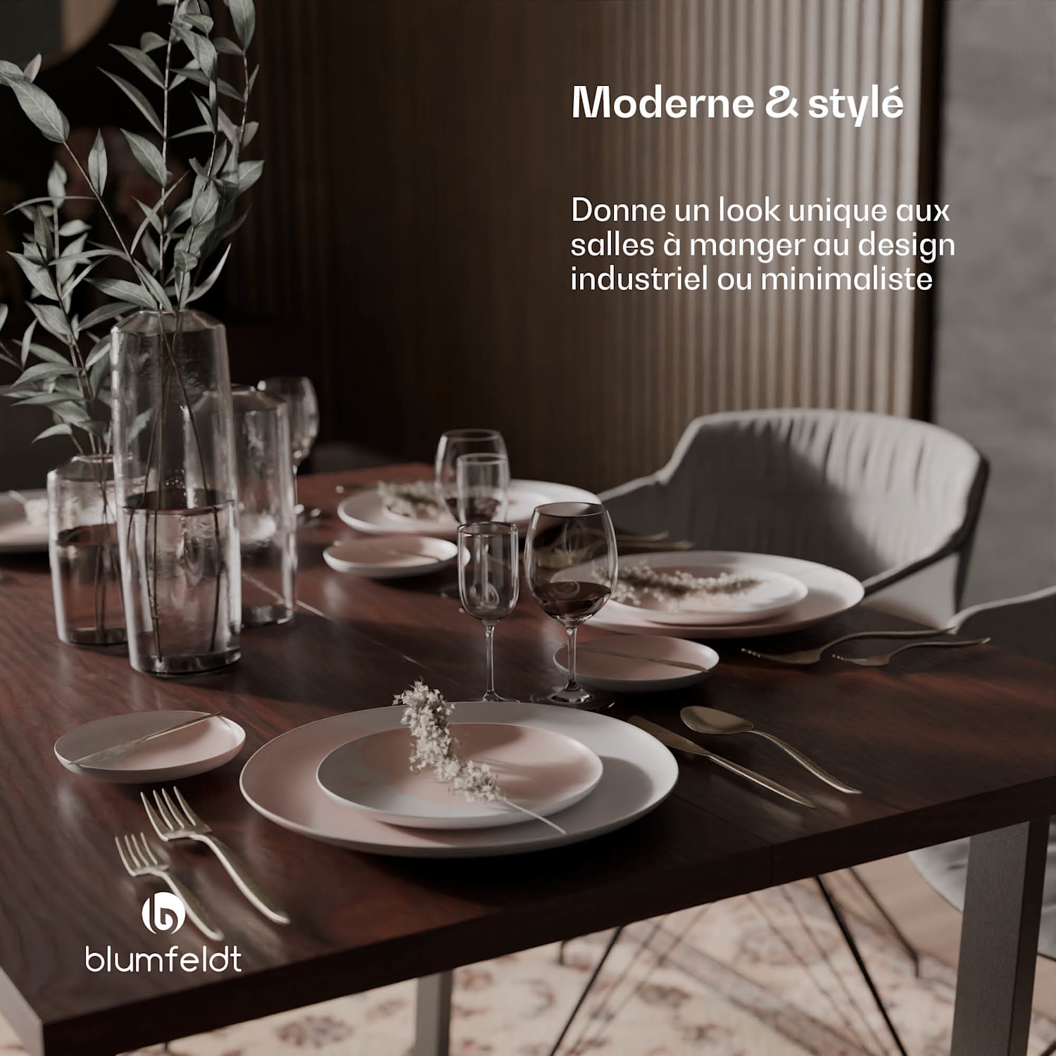 Plateau de table Bearsdon 120 x 80 cm pour cuisine et salle à manger | Contreplaqué robuste 120 x 80 | Teck