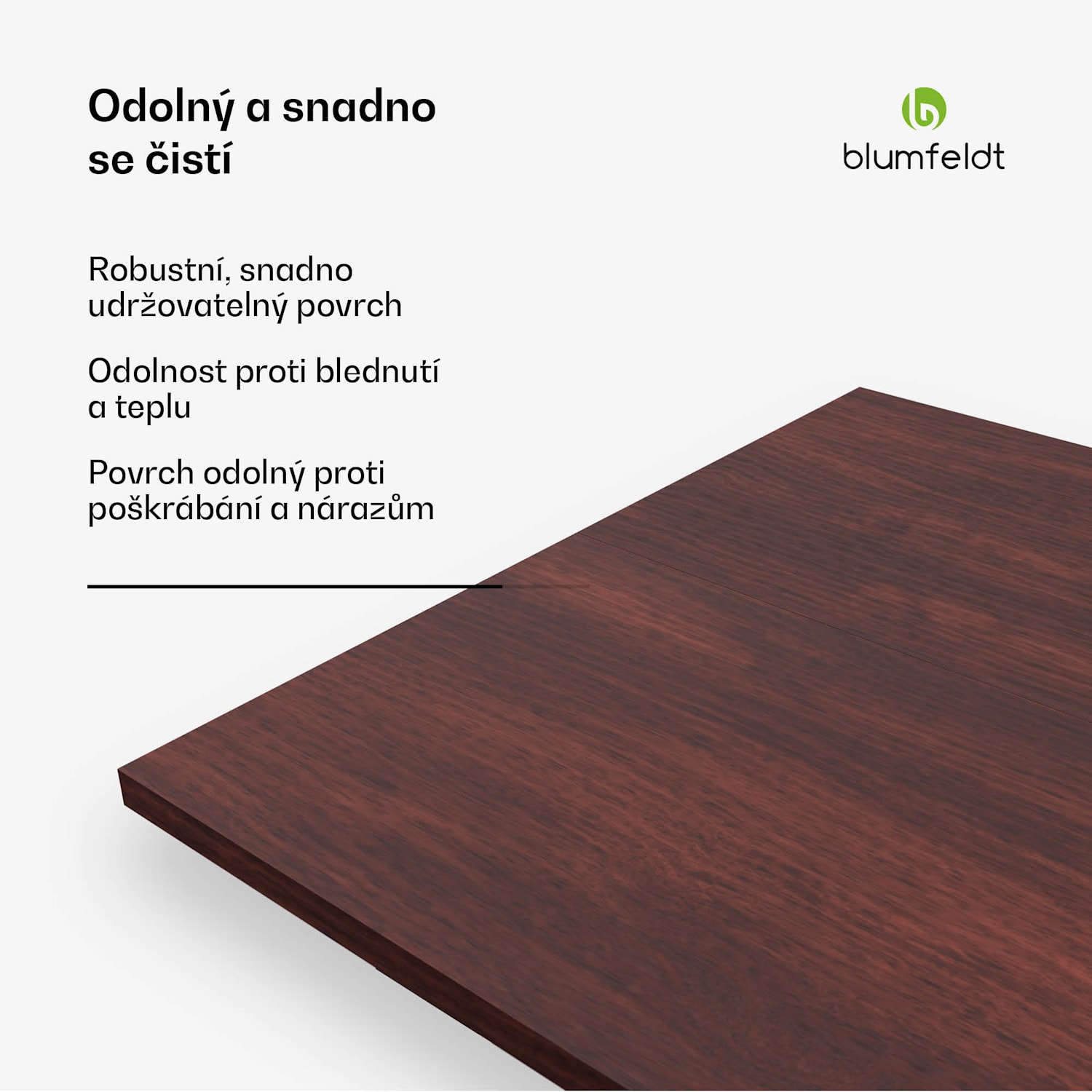 Bearsdon stolní deska 140 x 80 cm pro kuchyň a jídelnu, Robustní vrstvené dřevo 140 x 80 | Teakové dřevo