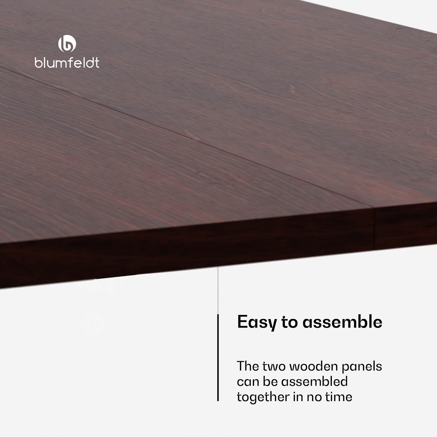 Bearsdon tafelblad 140 x 80 cm voor keuken en eetkamer | Robuust multiplex 140 x 80 | Teak