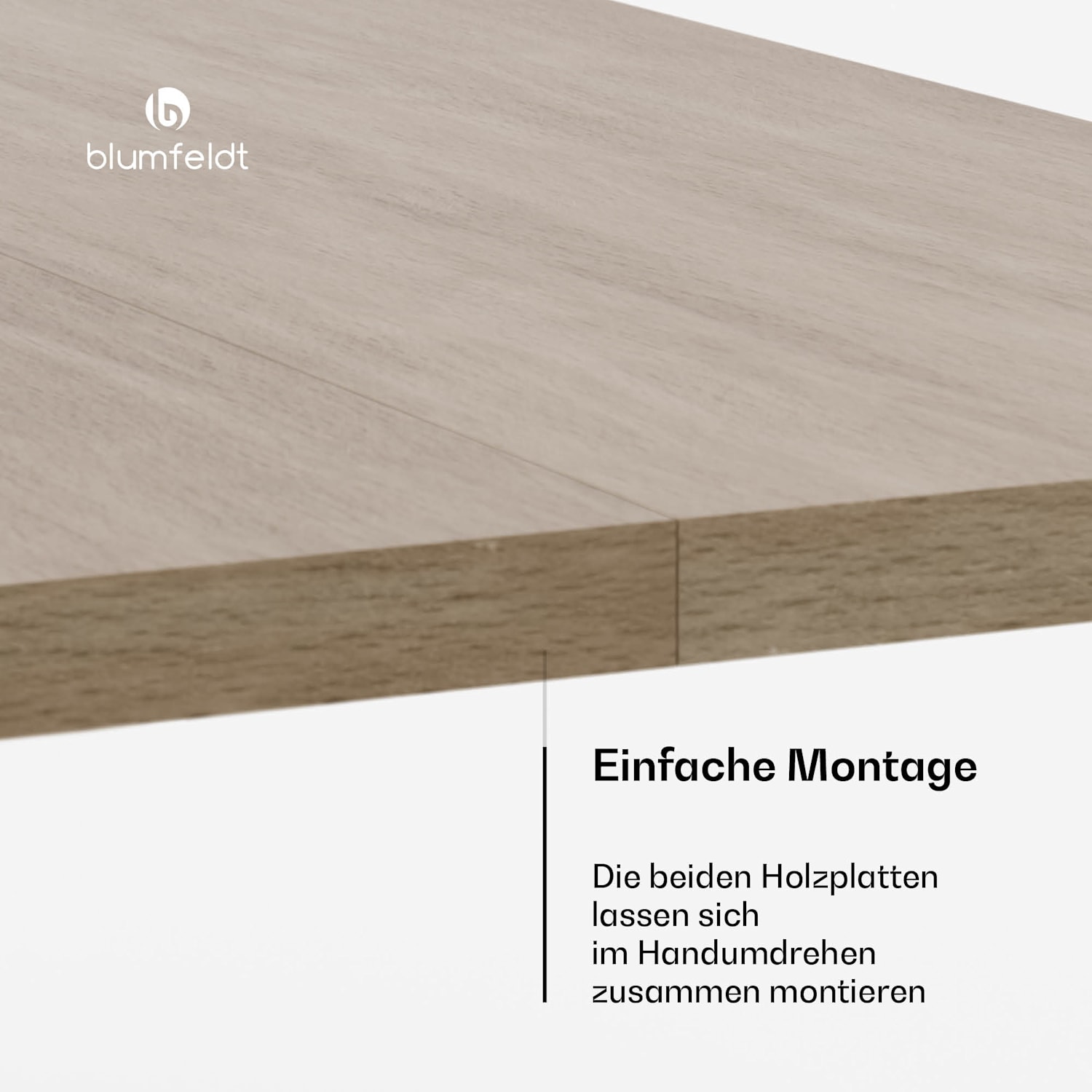 Bearsdon Tischplatte 160 x 90 cm für Küche u. Esszimmer | Robustes Schichtholz 160 x 90 | Kiefer