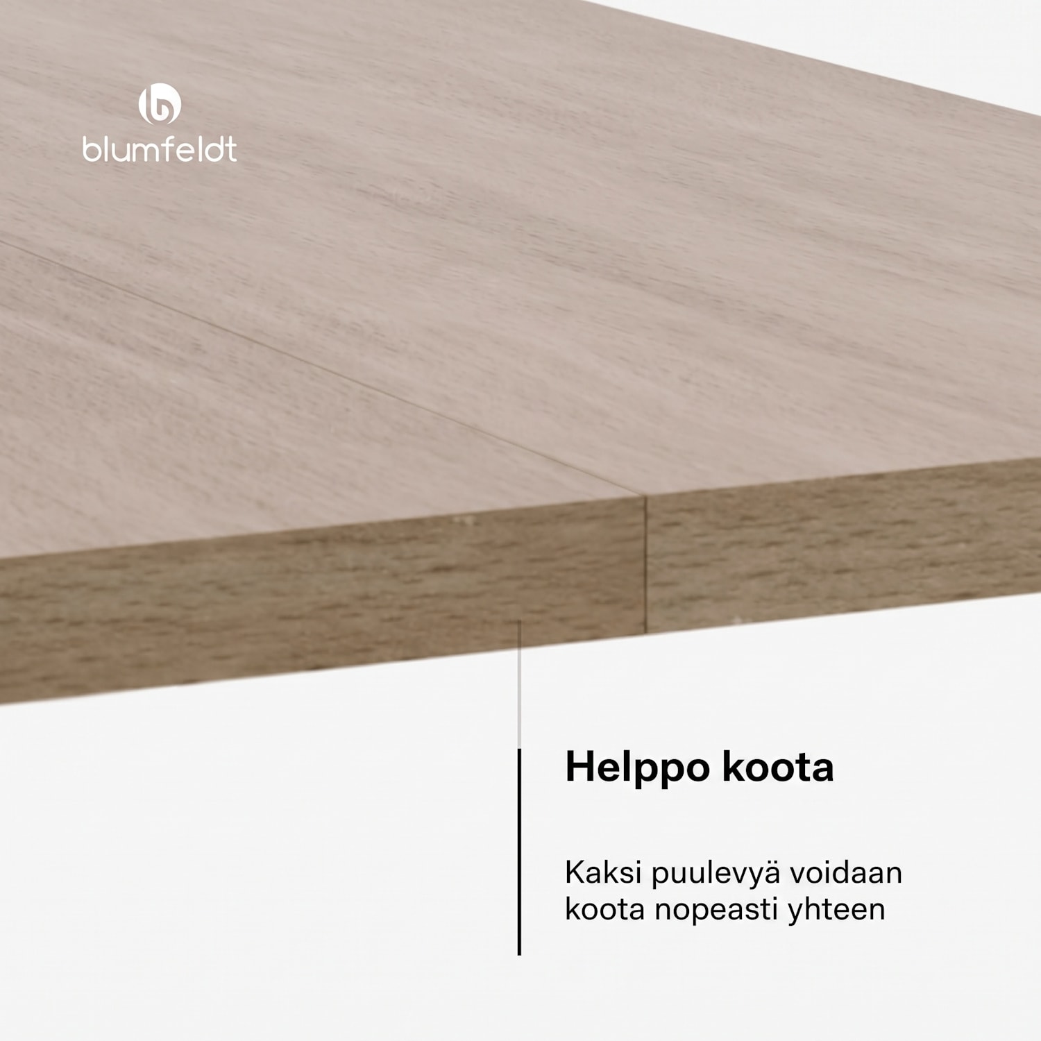 Bearsdon pöytälevy 160 x 90 cm keittiöön ja ruokailuhuoneeseen | Kestävä laminaatti 160 x 90 | Mänty