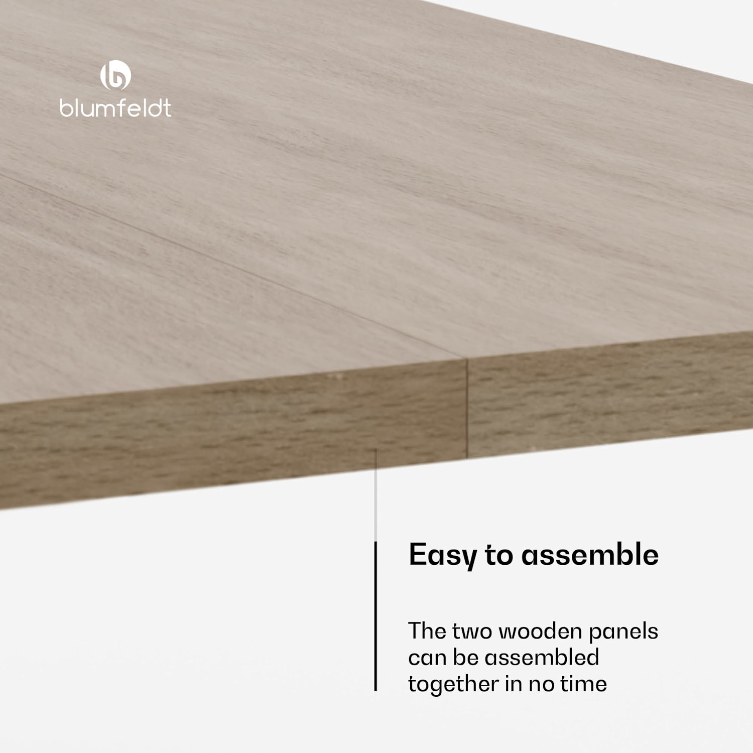 Bearsdon tabletop 160 x 90 cm for kitchen and dining room | Durable laminate wood 160 x 90 | Pine