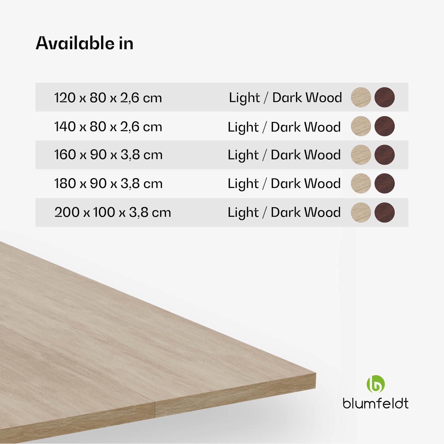 Bearsdon tabletop 160 x 90 cm for kitchen and dining room | Durable laminate wood 160 x 90 | Pine