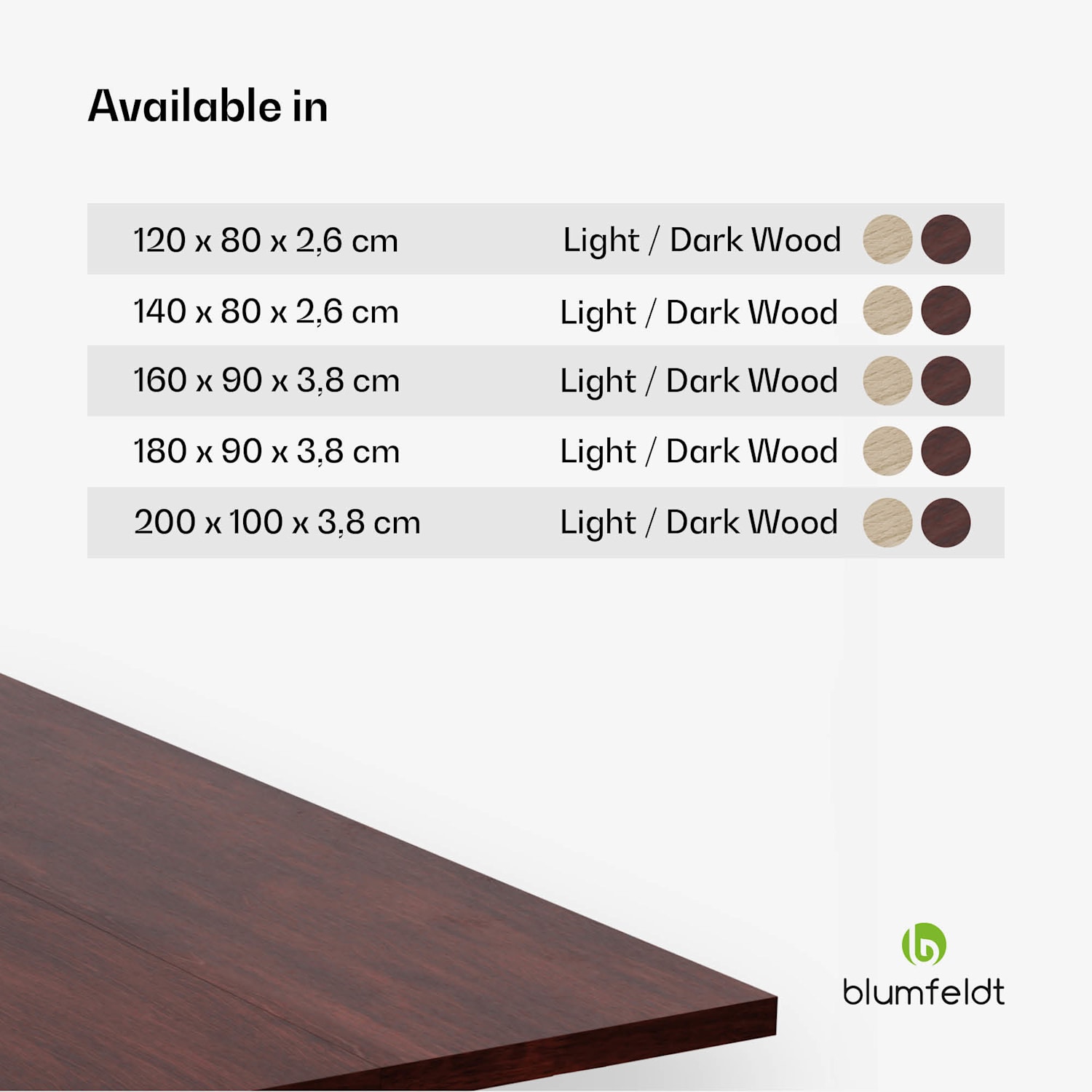 Bearsdon tafelblad 160 x 90 cm voor keuken en eetkamer | Robuust multiplex 160 x 90 | Teak
