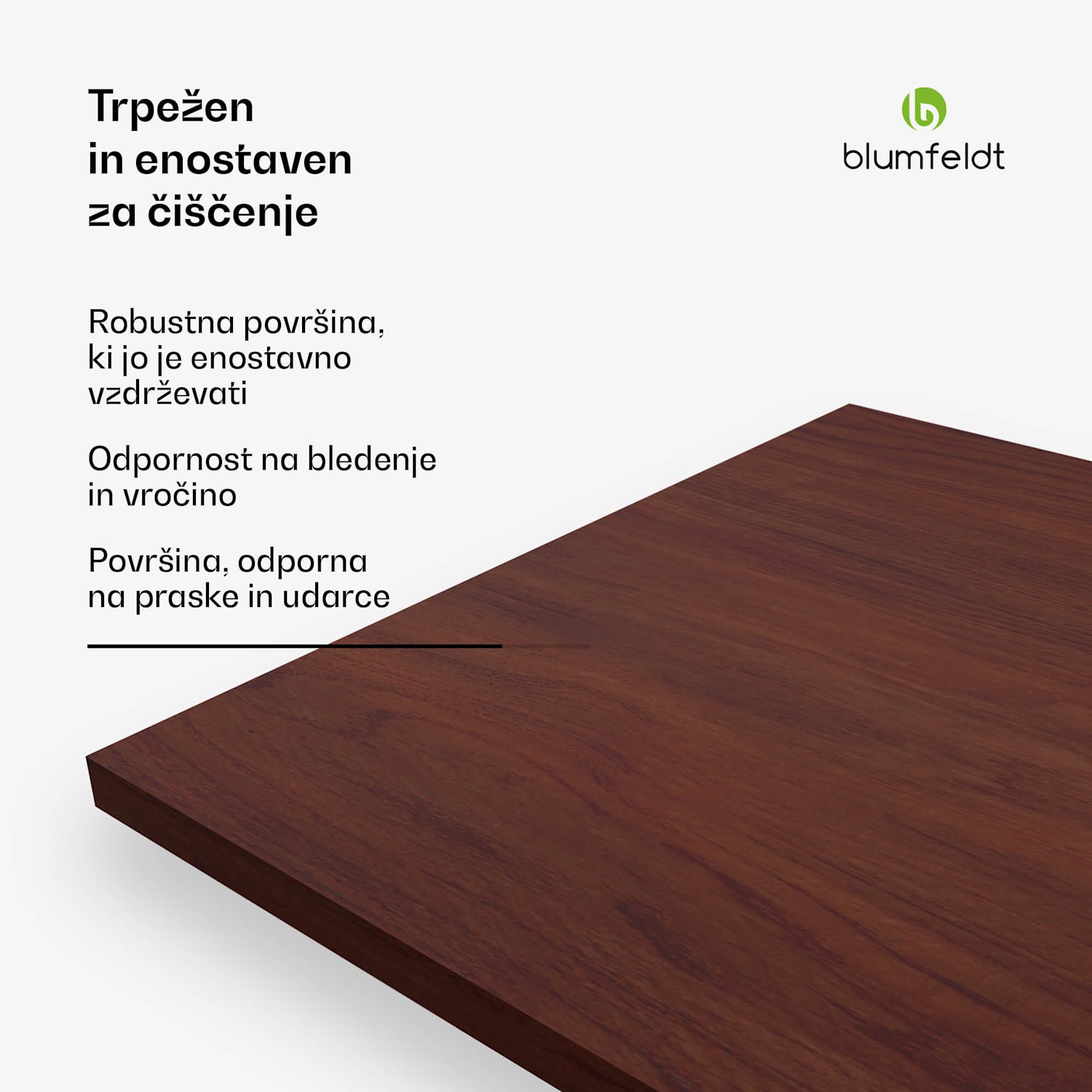 Bearsdon kuhinjska in jedilna miza 180 x 90 cm, Robustna vezana plošča 180 x 90 | Tik