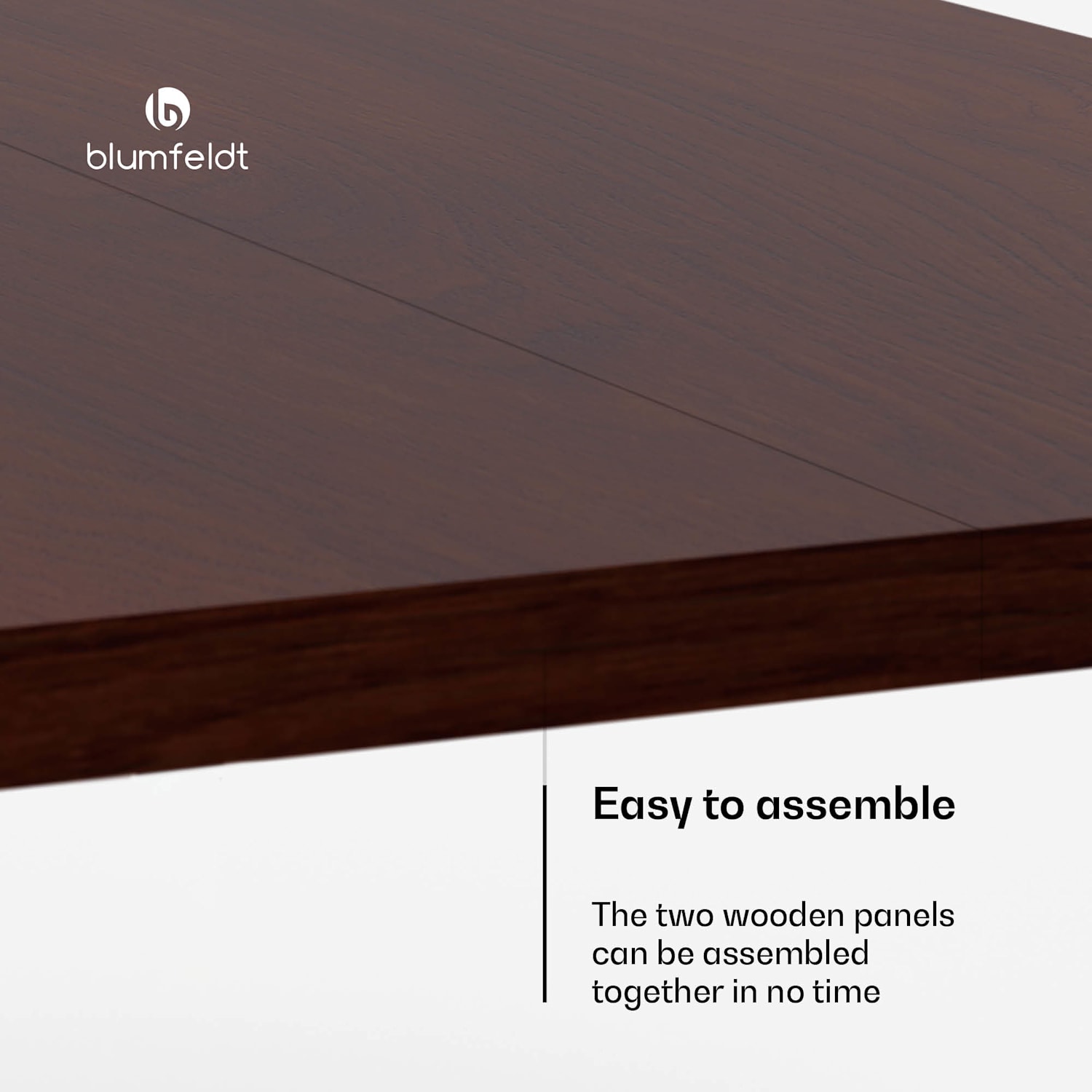 Bearsdon tafelblad 180 x 90 cm voor keuken en eetkamer | Robuust multiplex 180 x 90 | Teak