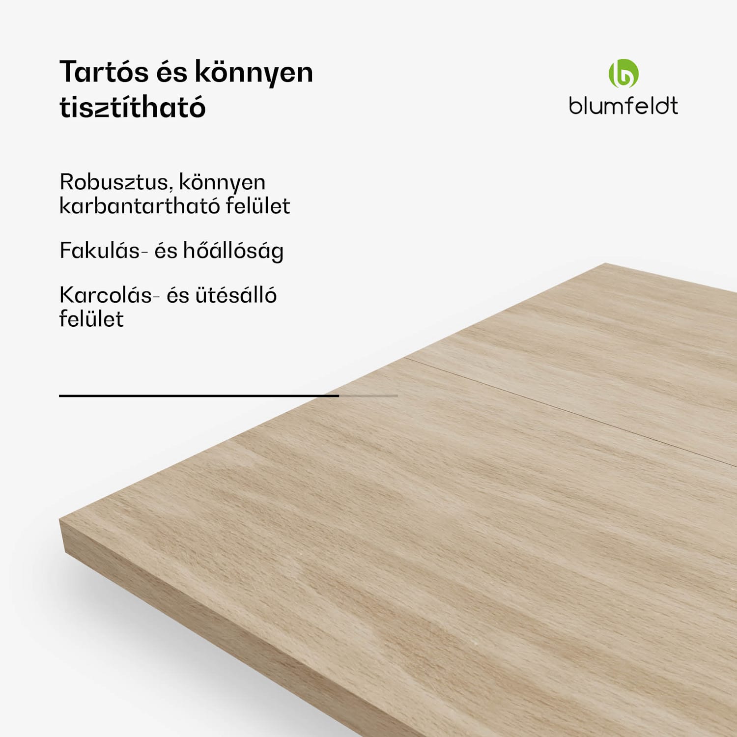 Bearsdon asztallap 200 x 100 cm konyhához és étkezőhöz, Robusztus rétegelt fa 200 x 100 | Fenyő