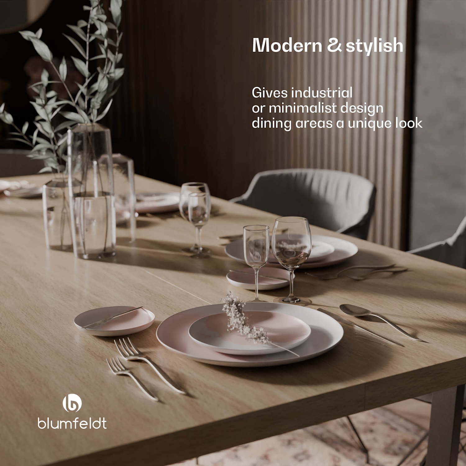 Bearsdon tabletop 200 x 100 cm for kitchen and dining room | Robust laminated wood 200 x 100 | Pine