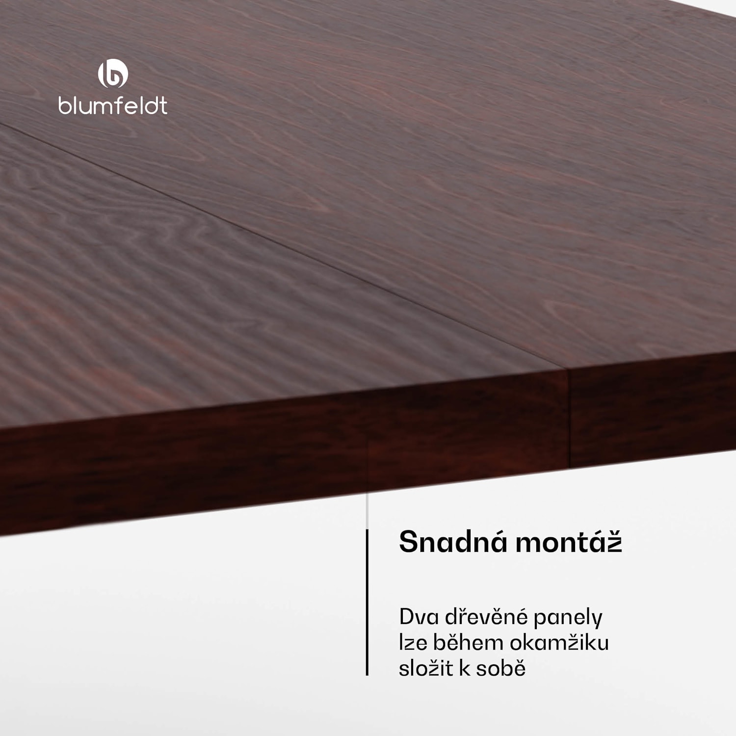 Bearsdon deska stolu 200 x 100 cm pro kuchyň a jídelnu, Robustní překližka 200 x 100 | Teakové dřevo