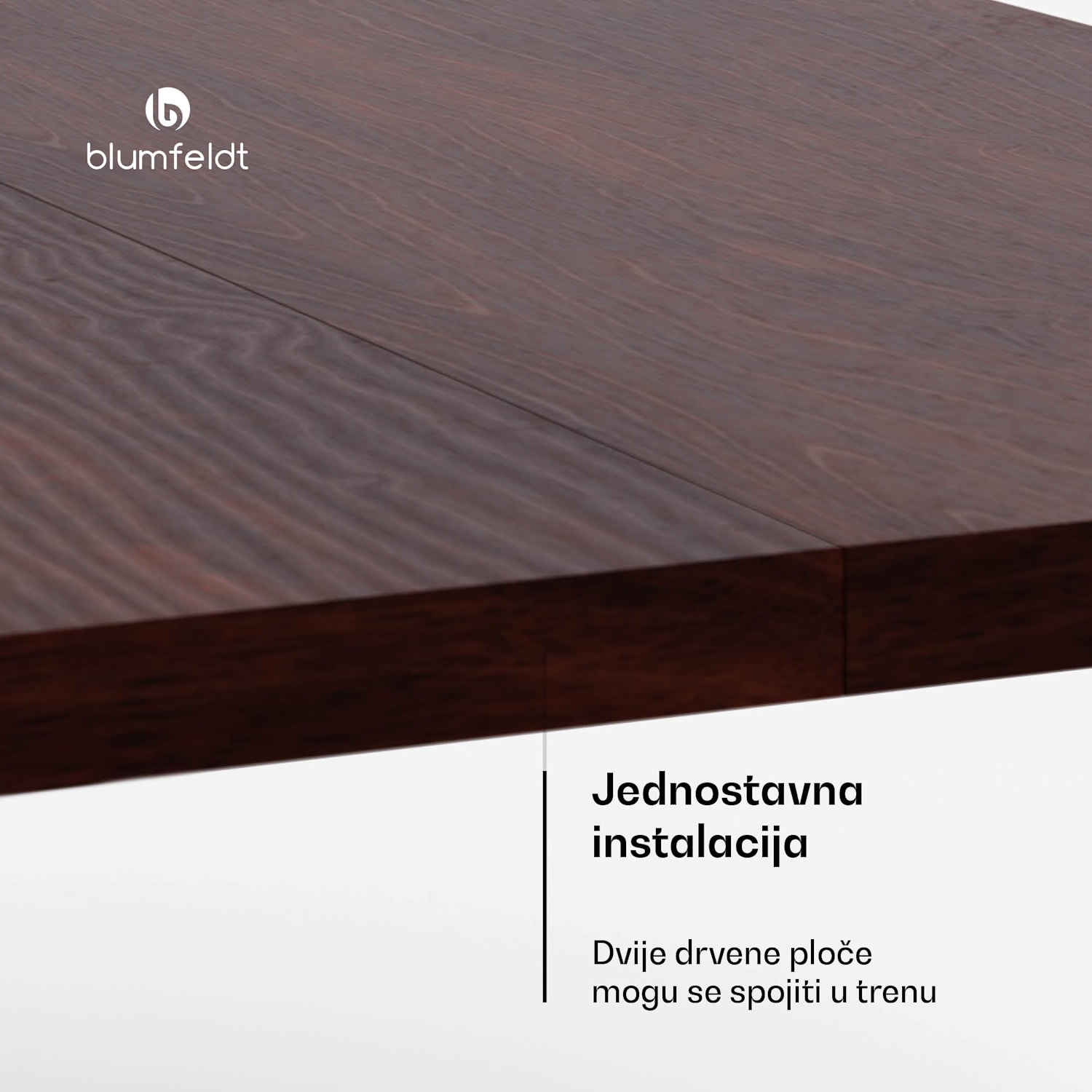 Bearsdon ploča stola 200 x 100 cm za kuhinju i blagovaonicu, Robusna šperploča 200 x 100 | Tikovina