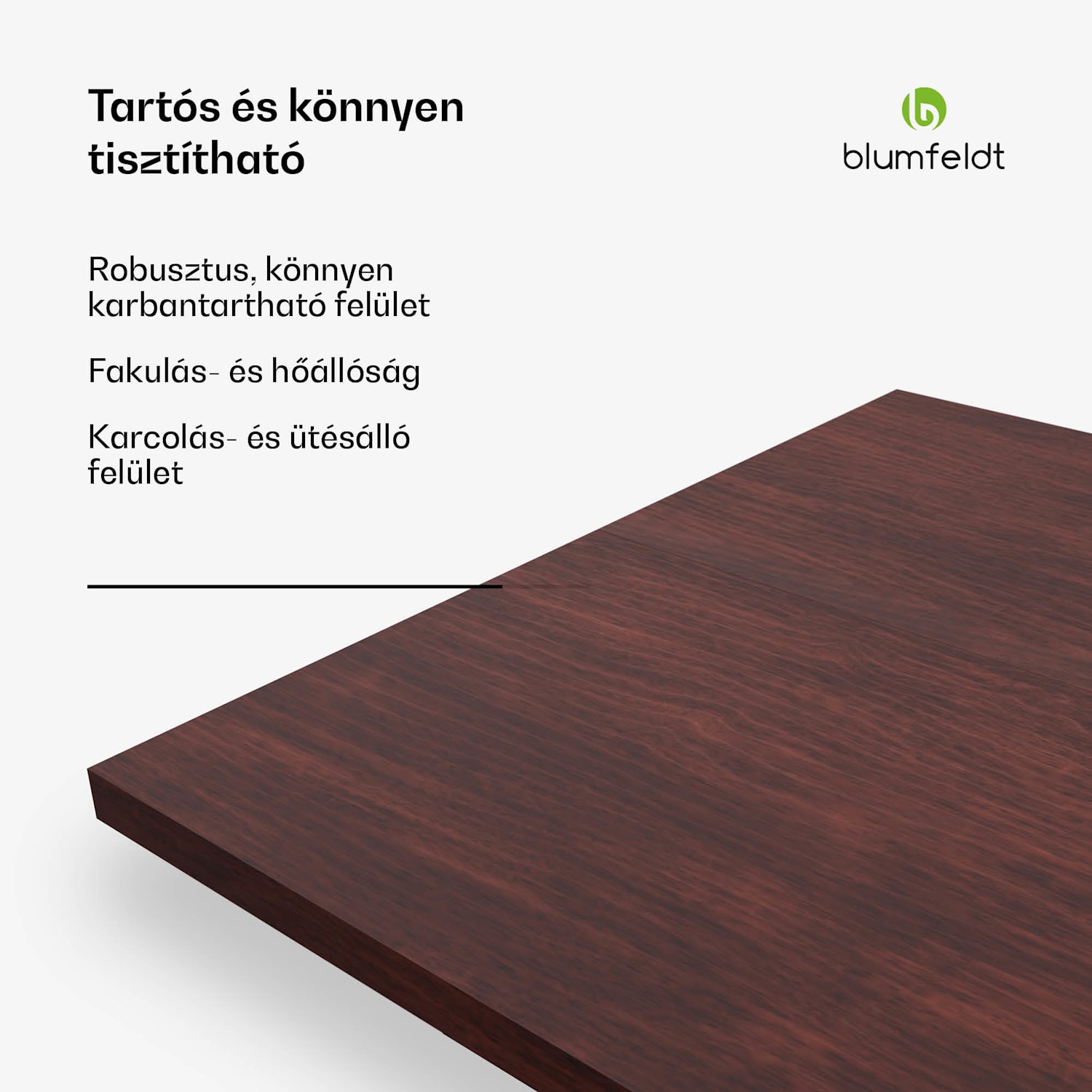 Bearsdon asztallap 200 x 100 cm konyhához és étkezőhöz, Strapabíró rétegelt lemez 200 x 100 | Teak