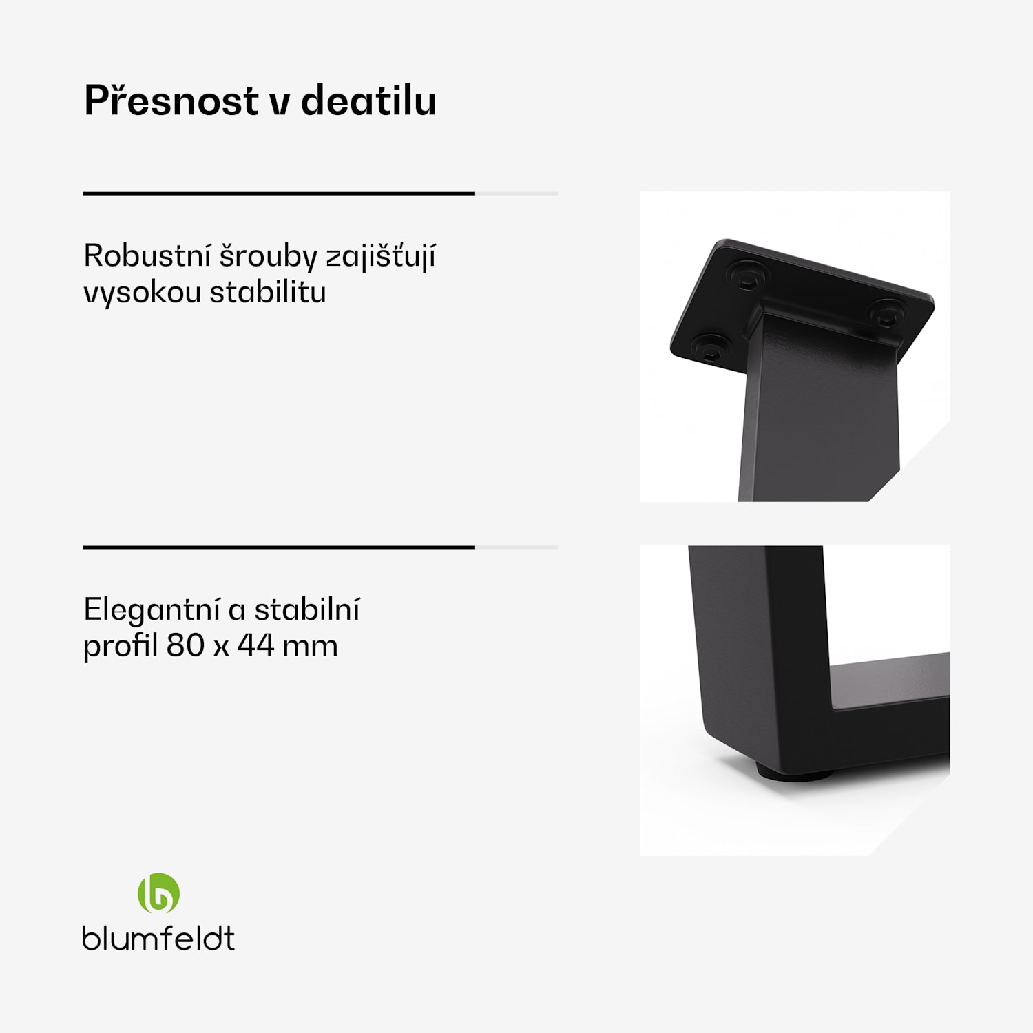 Ayr Table Legs, Nohy stolu 86 x 72 cm, kov 86_x_72