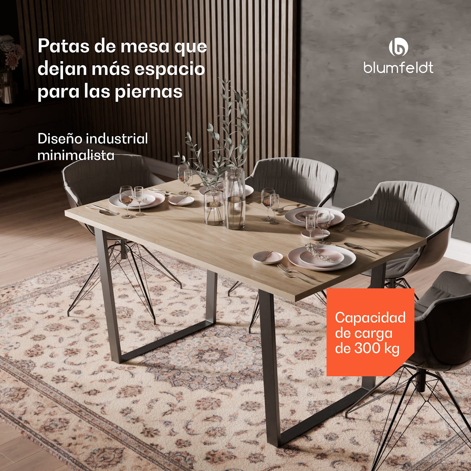 Patas de mesa Ayr | 82 x 72cm  | metal 86_x_72