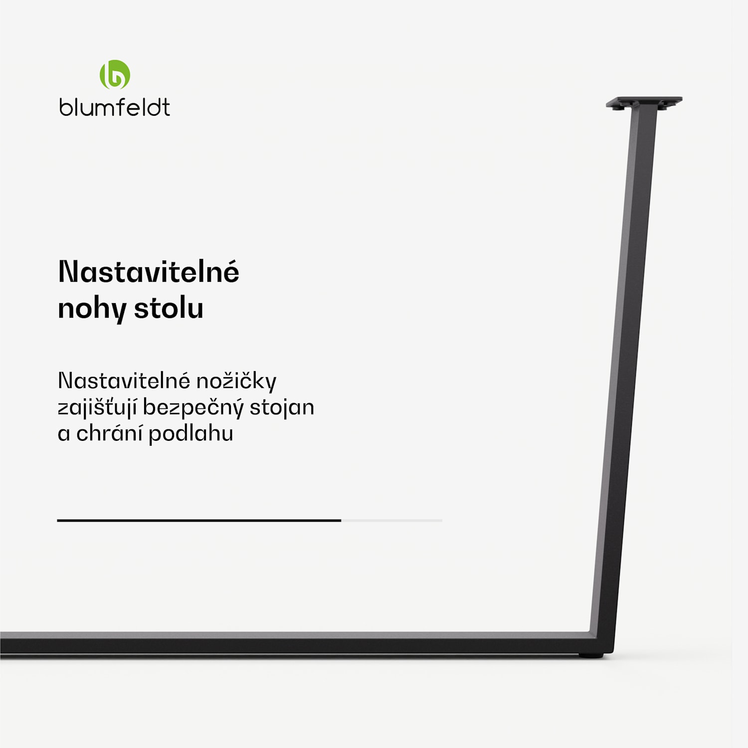 Ayr Table Legs, Nohy stolu 62 x 43 cm, kov 62x43