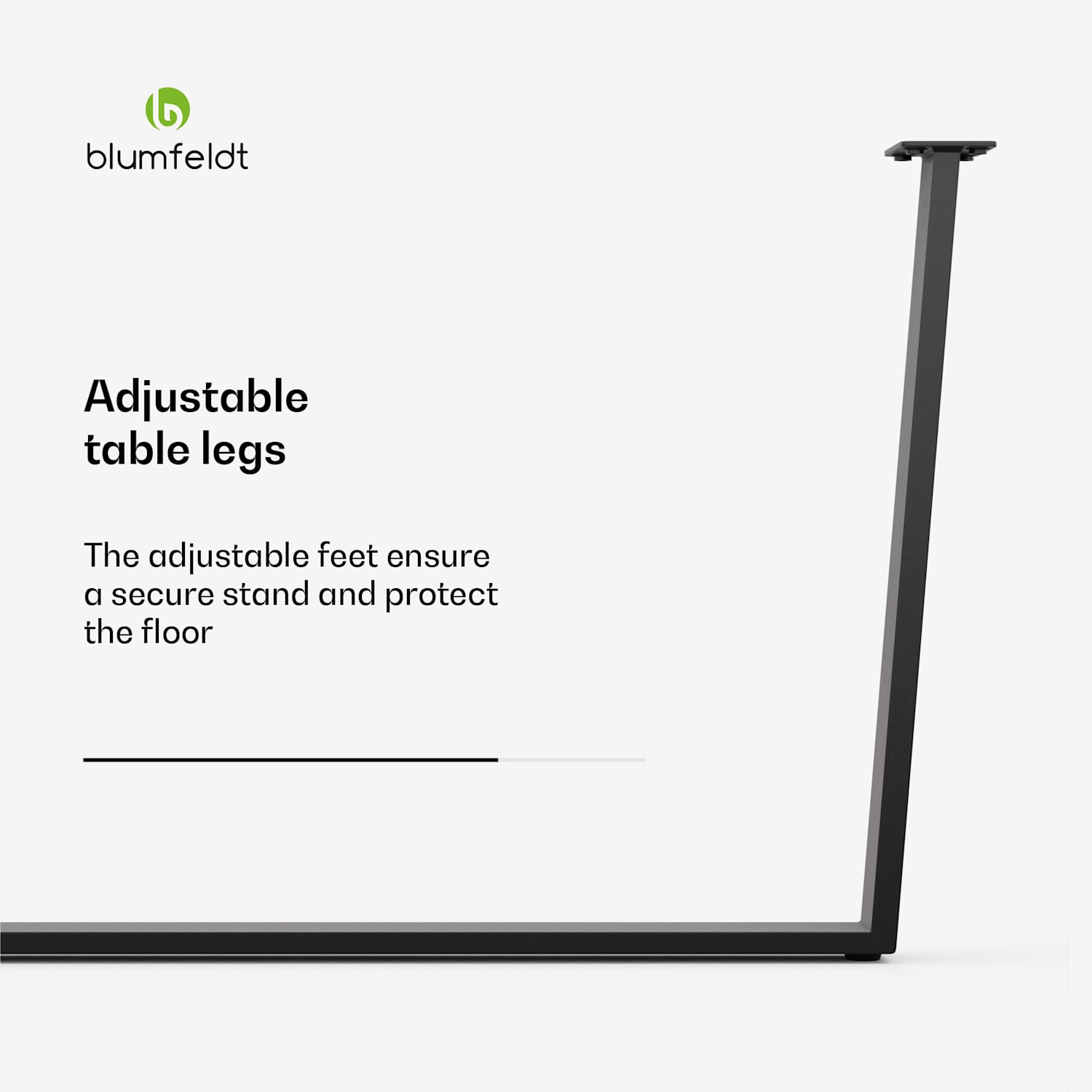 Pés de mesa Ayr | 62 x 43 cm | metal 