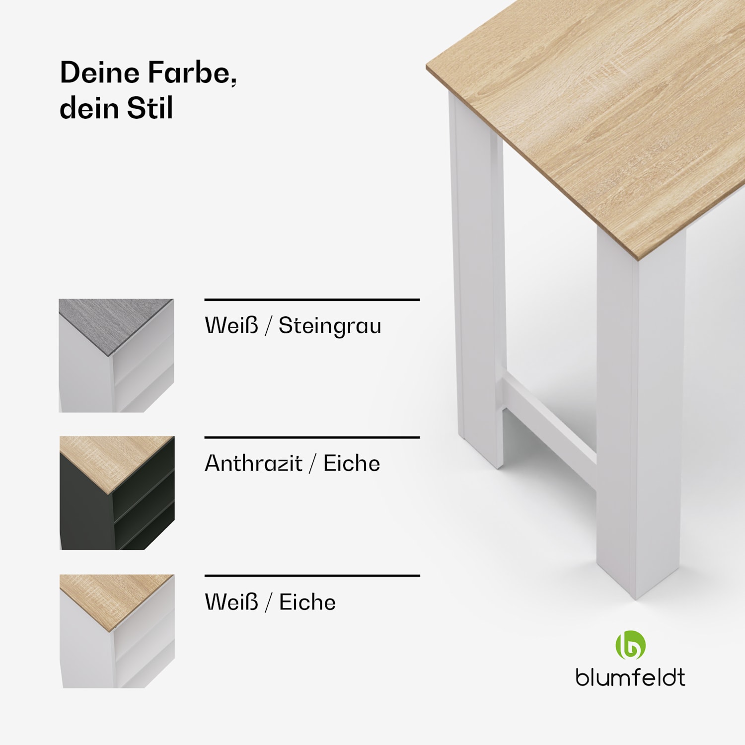 Erskine table de bar comptoir table home bar 3 niveaux design moderne 