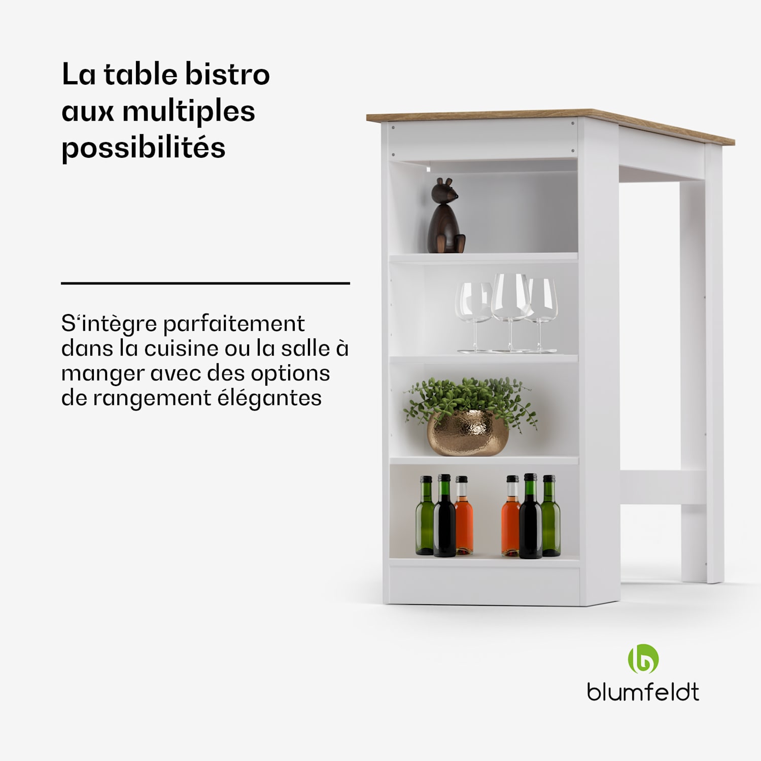 Erskine bartafel statafel huisbar 3 hoogtes modern design 