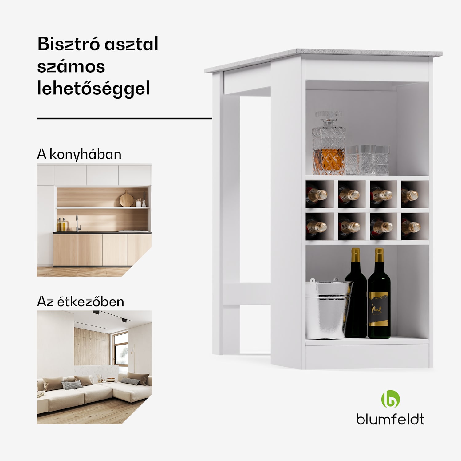 Bellshill, bárasztal, bárpult, bárpult, házi bár Szürke kő