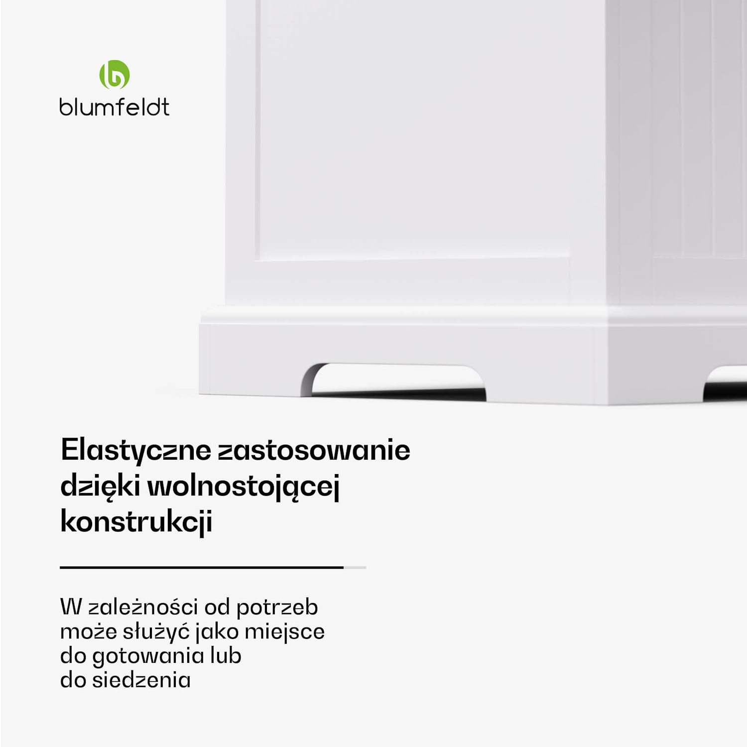 Etsu, wyspa kuchenna, wysuwany blat, 2 szuflady, 4 drzwiczki, może być używany jako stół jadalny, miejsce do przechowywania, łatwe czyszczenie 