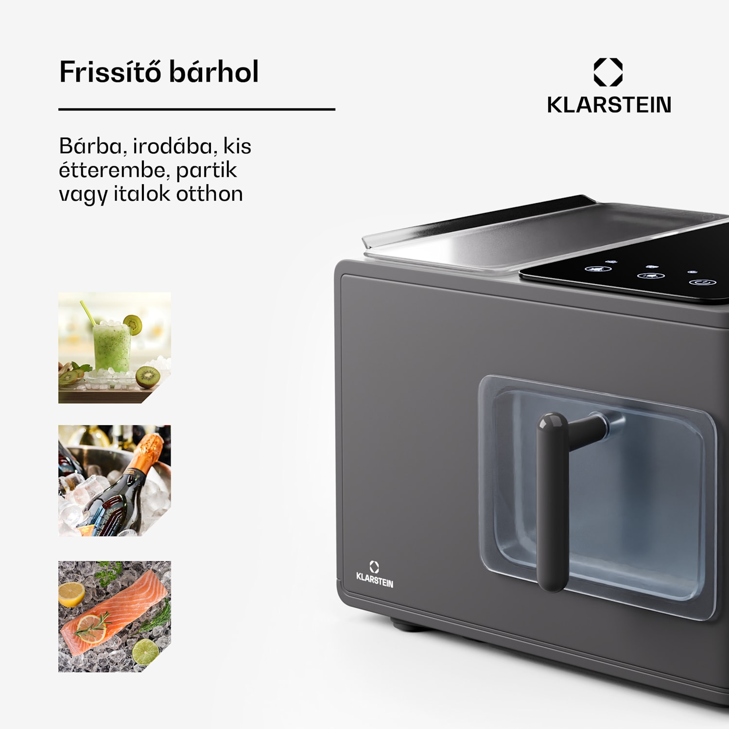 Jégkészítő, Glacial Pro Nugget, jégkocka készítő készülék 