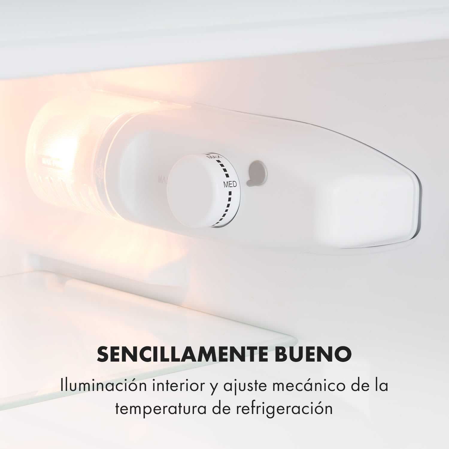 Combinación frigorífico-congelador Big Daddy Cool 87 litros 40 dB clase de eficiencia energética F 87 L | Blanco