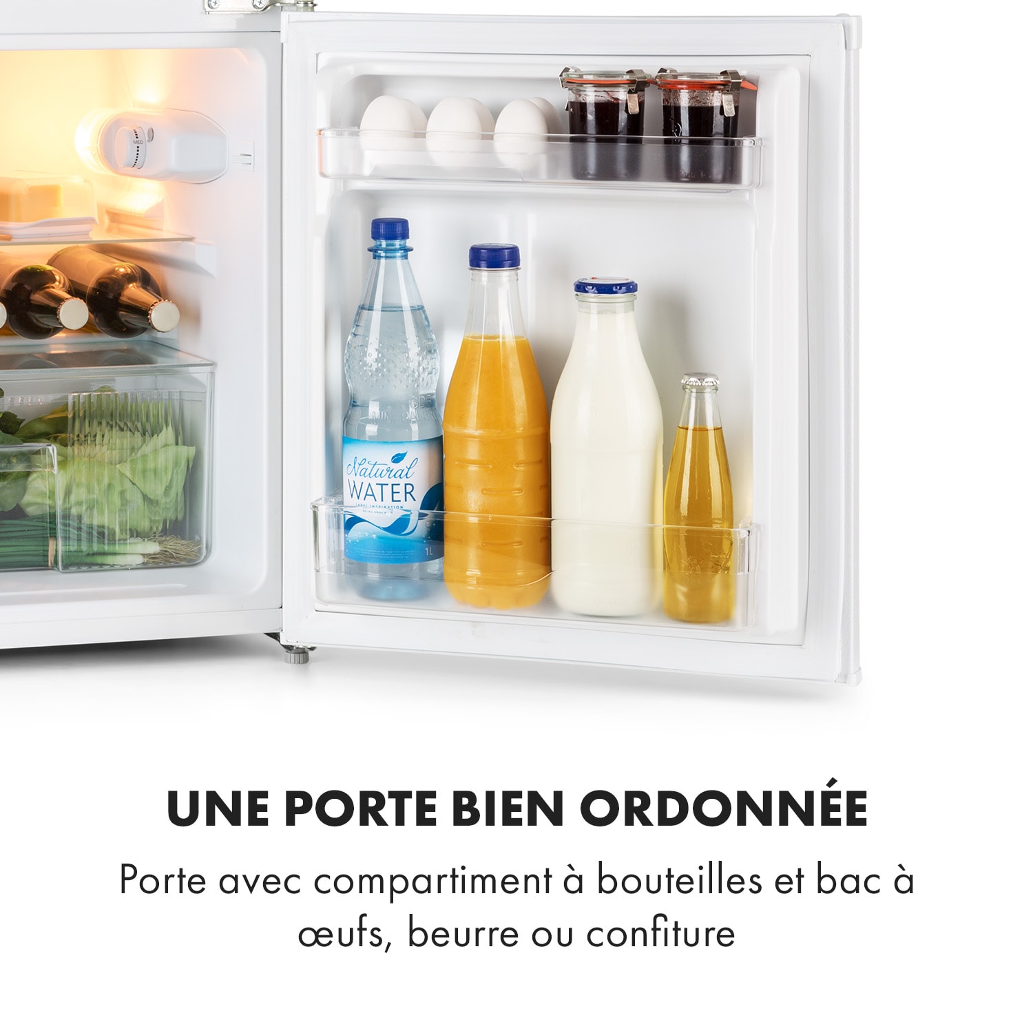 Big Daddy Cool koelvriescombinatie 87 liter 40 dB EEK F 87 ltr | Wit