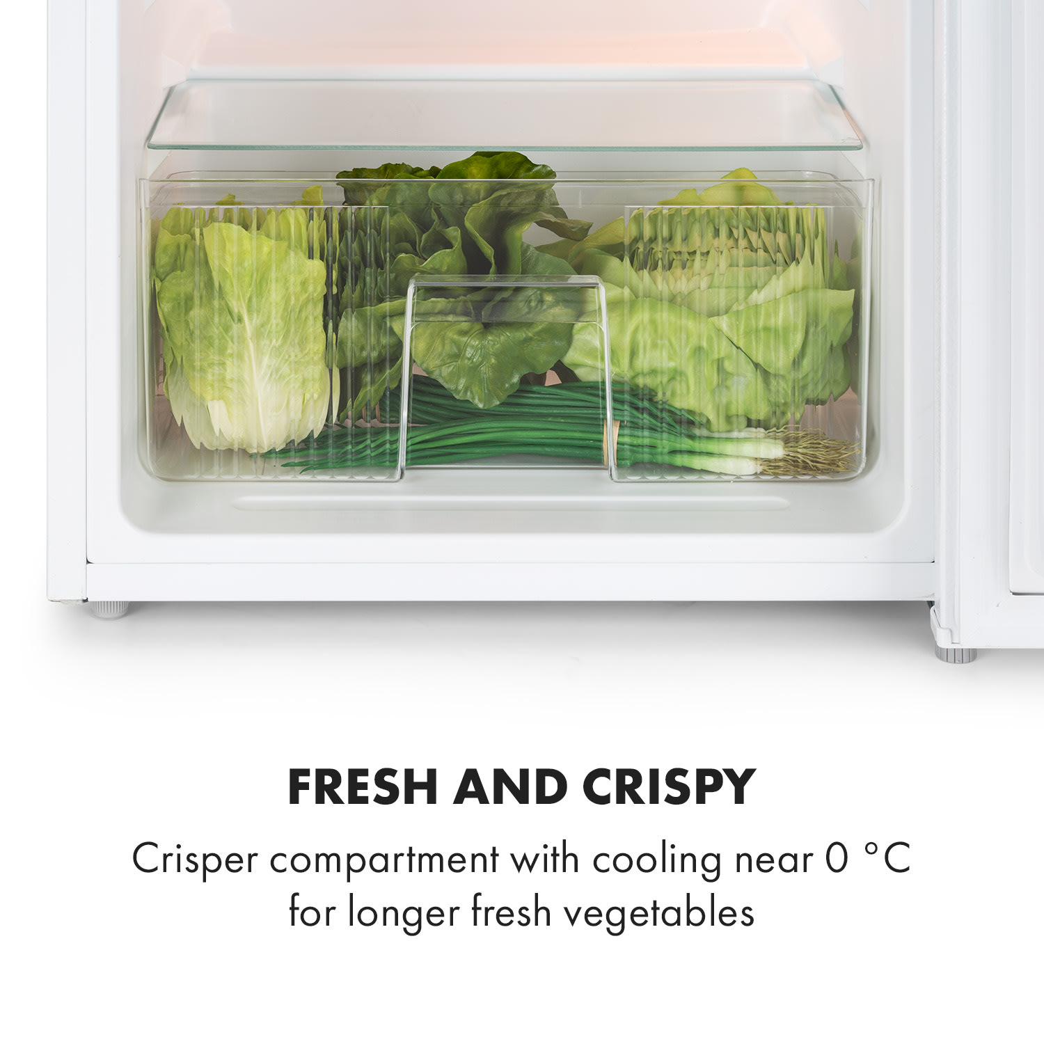 Big Daddy Cool Kühl-Gefrier-Kombination 87 Liter 40dB EEK F 87 Ltr | Weiß