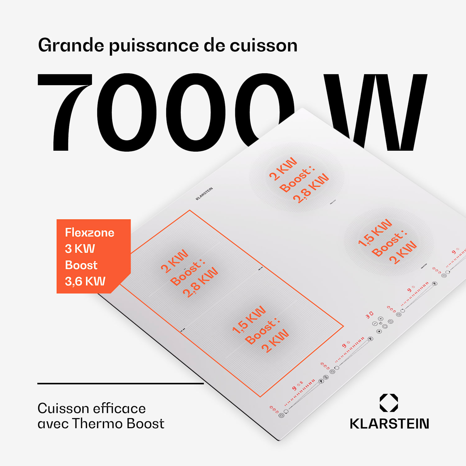 Masterzone 60 Hybrid Plaque à induction intégrée 4 zones flexibles 