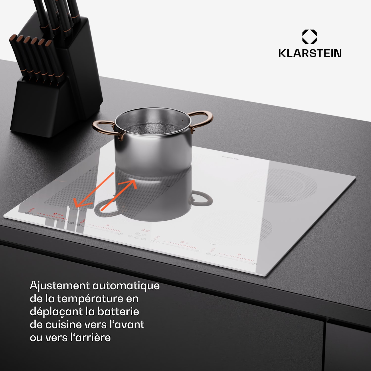 Masterzone 60 Hybrid Plaque à induction intégrée 4 zones flexibles 