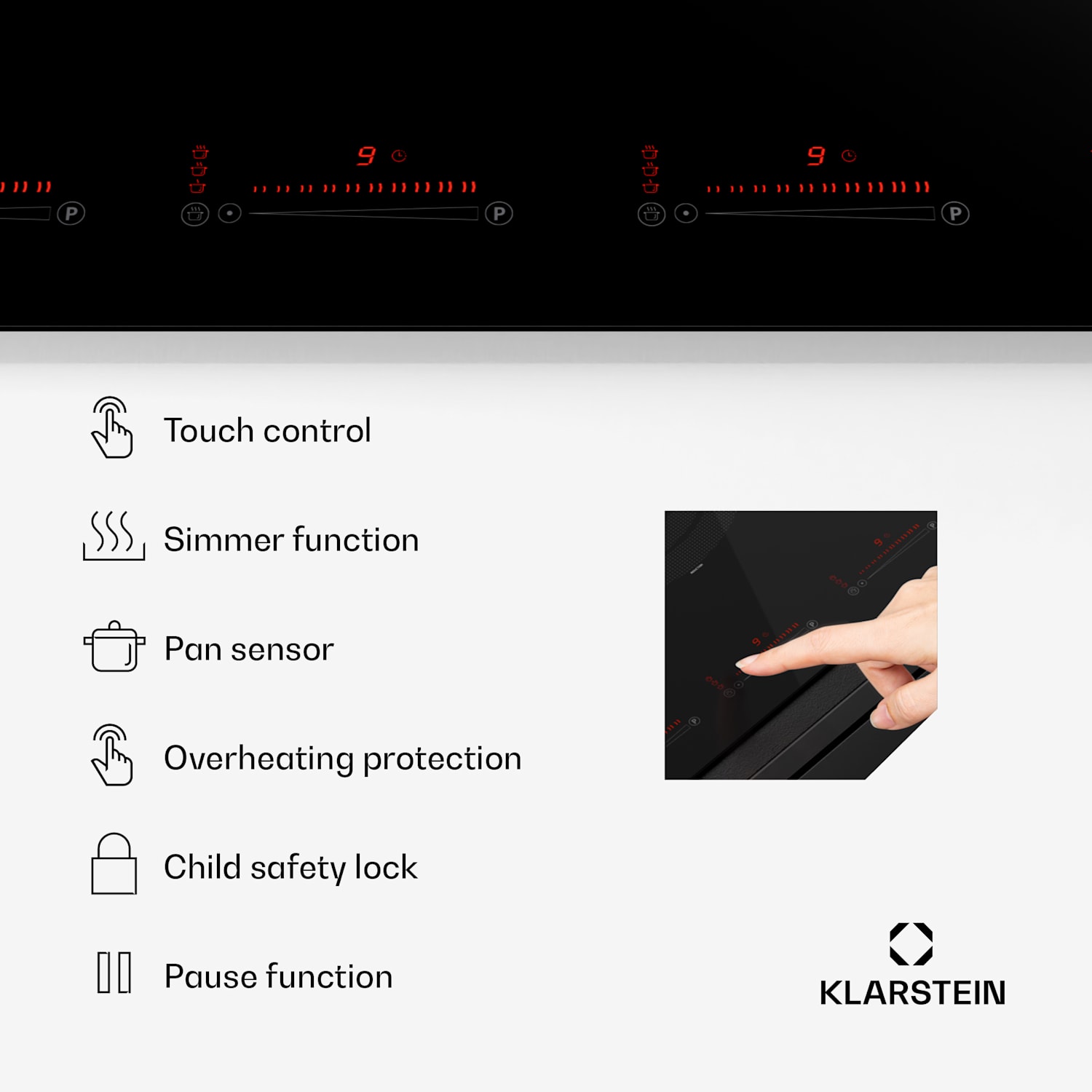 Masterzone 90 Flex, indukcijska ploča, maks. 12.600 W, ugrađeno, 5 zona, 2 Flex zone, ThermoBoost tehnologija, Smart Flex 