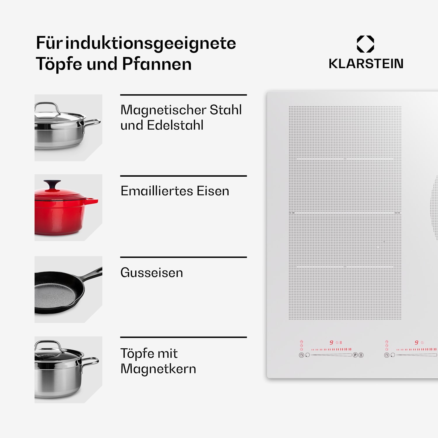 Masterzone 90 Flex Induktionskochfeld Einbau 5 Kochzonen 2 Flex-Zonen ThermoBoost Smart Flex Technology max. 12600 Watt 