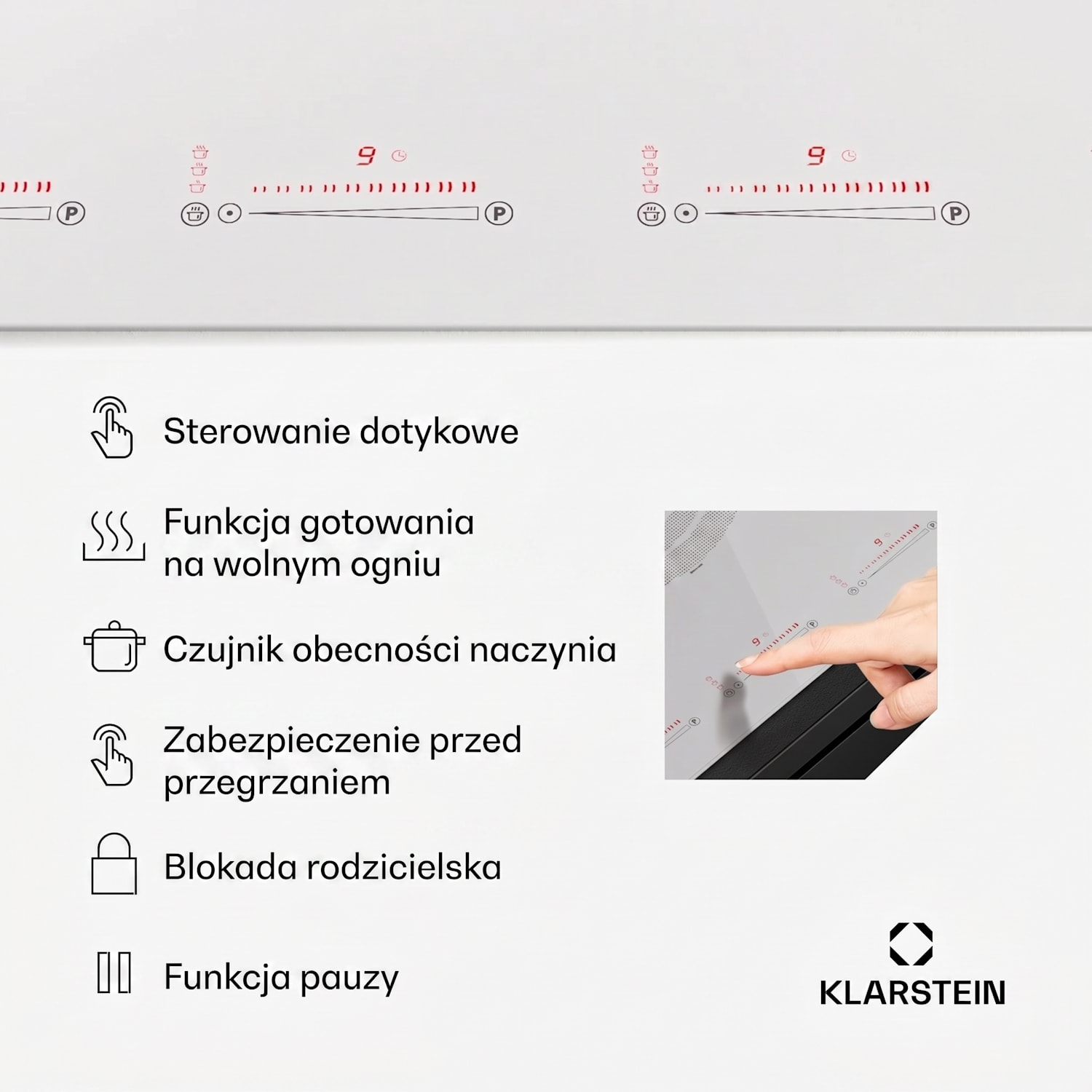 Masterzone 90 Flex, płyta indukcyjna do zabudowy, 5 pól grzejnych, 2 strefy Flex, ThermoBoost, technologia Smart Flex, maks. 12 600 W 