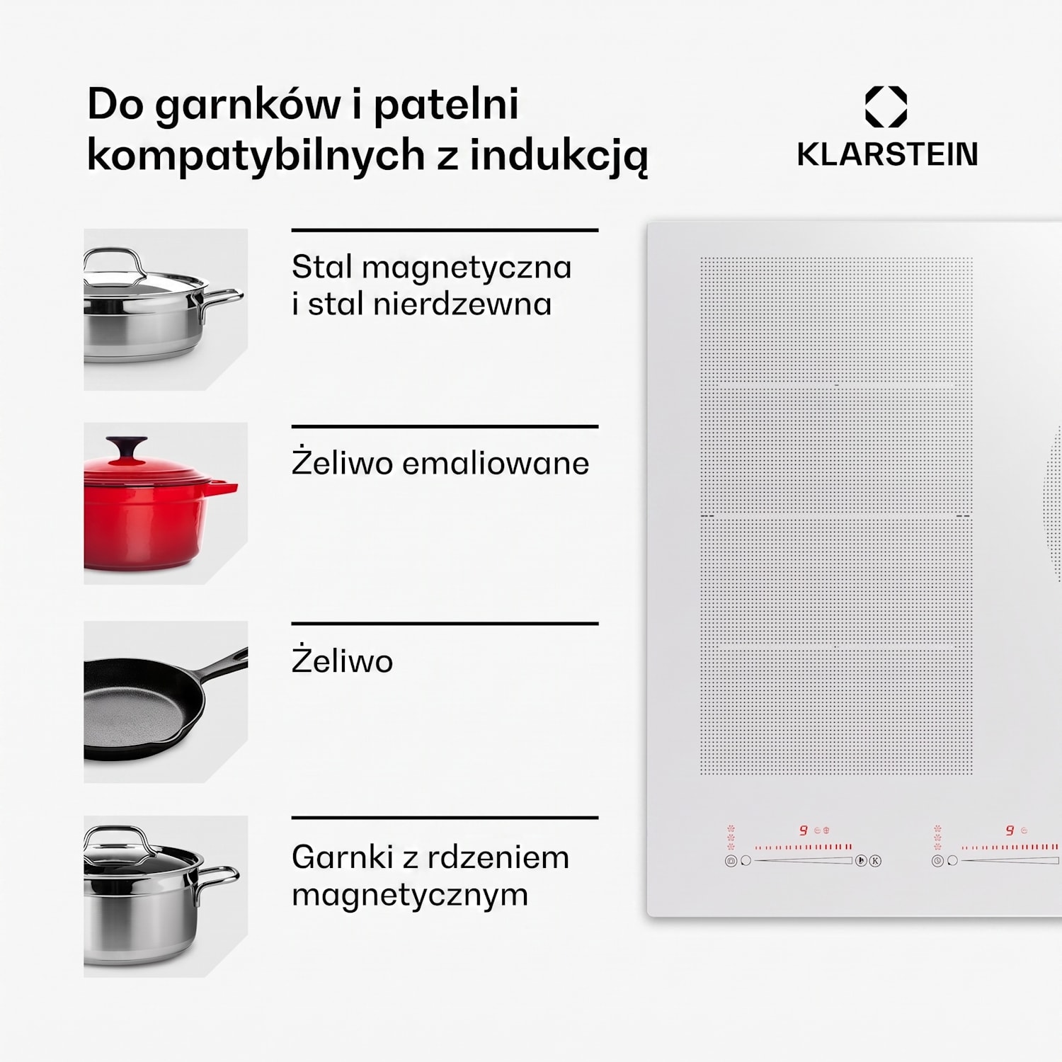 Masterzone 90 Flex, płyta indukcyjna do zabudowy, 5 pól grzejnych, 2 strefy Flex, ThermoBoost, technologia Smart Flex, maks. 12 600 W 
