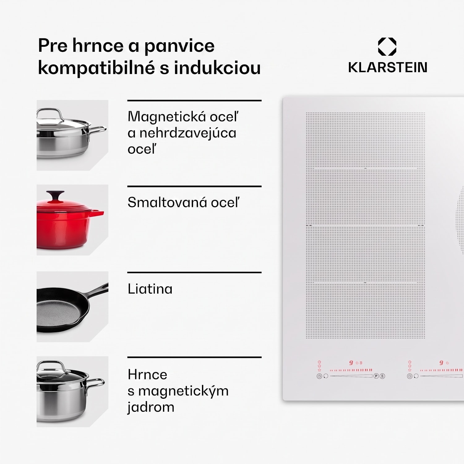 Masterzone 90 Flex, indukčná varná doska, max. 12 600 W, vstavaná, 5 zón, 2 Flex zóny, technológia ThermoBoost, Smart Flex 