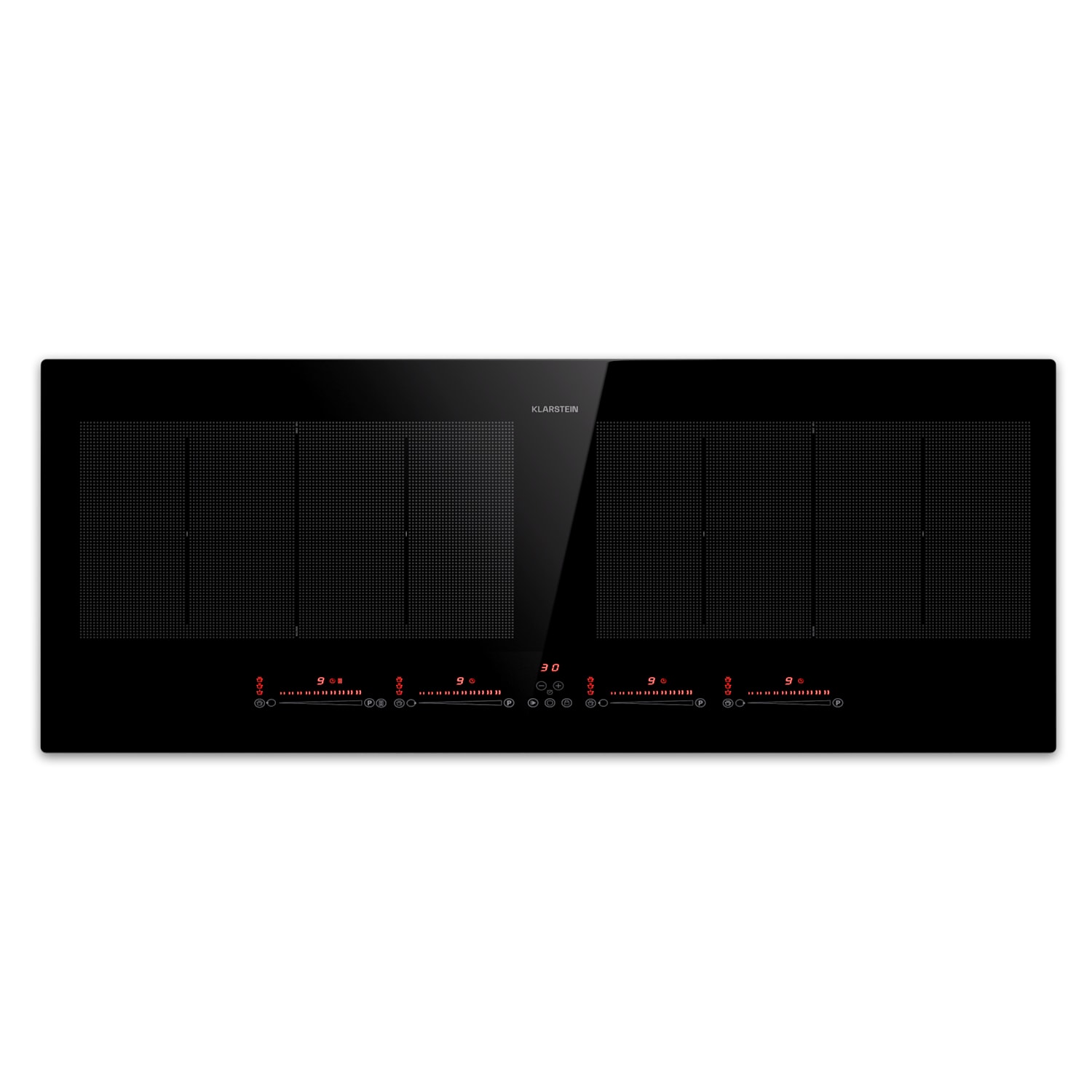 Masterzone 90 Slim Flex Placa de inducción encastrable 4 zonas de cocción 2 zonas flexibles ThermoBoost Tecnología Smart Flex Máx. 7200 W 90 cm Slim | 2 Zona flexible | Negro